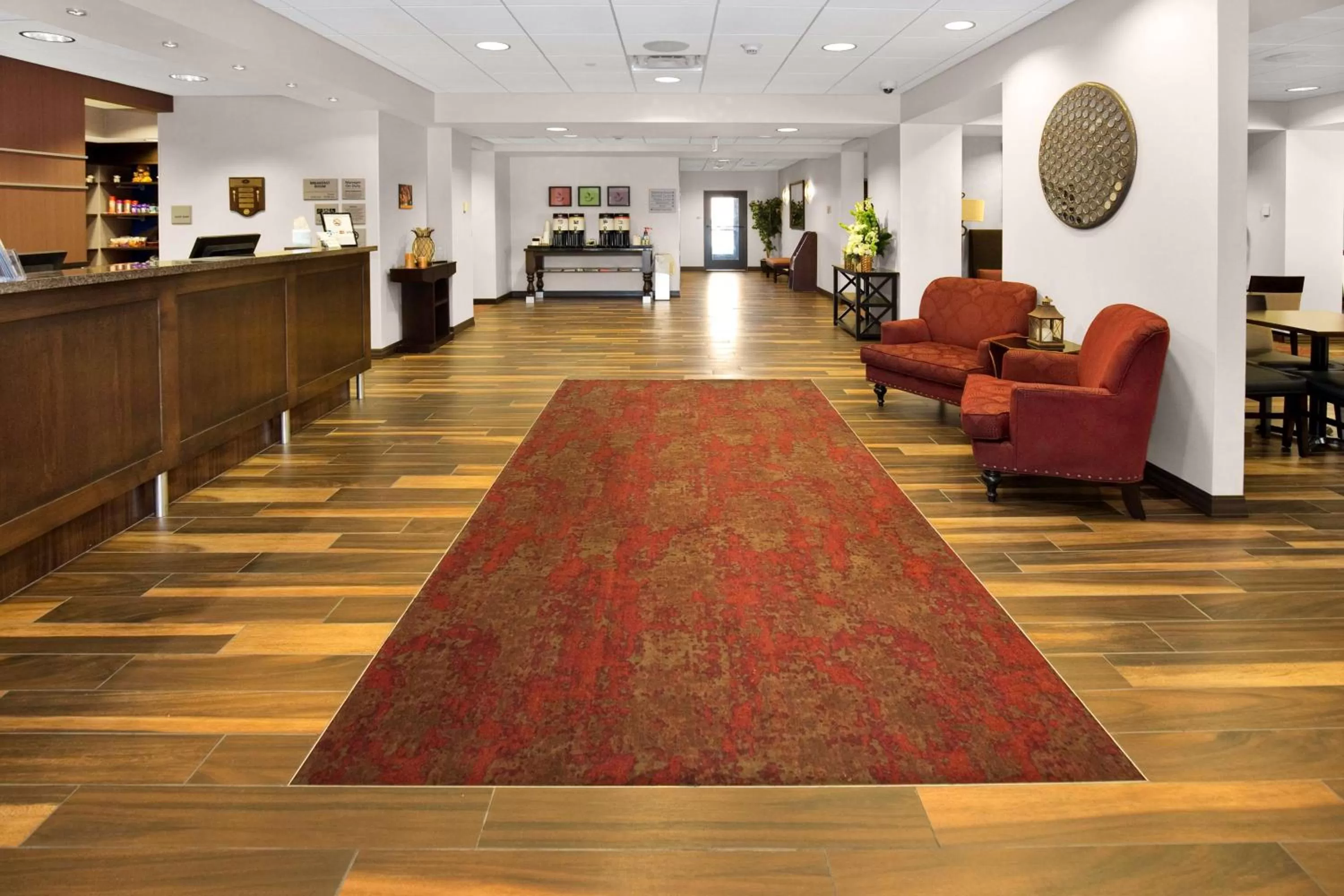 Bed in Hampton Inn Butler