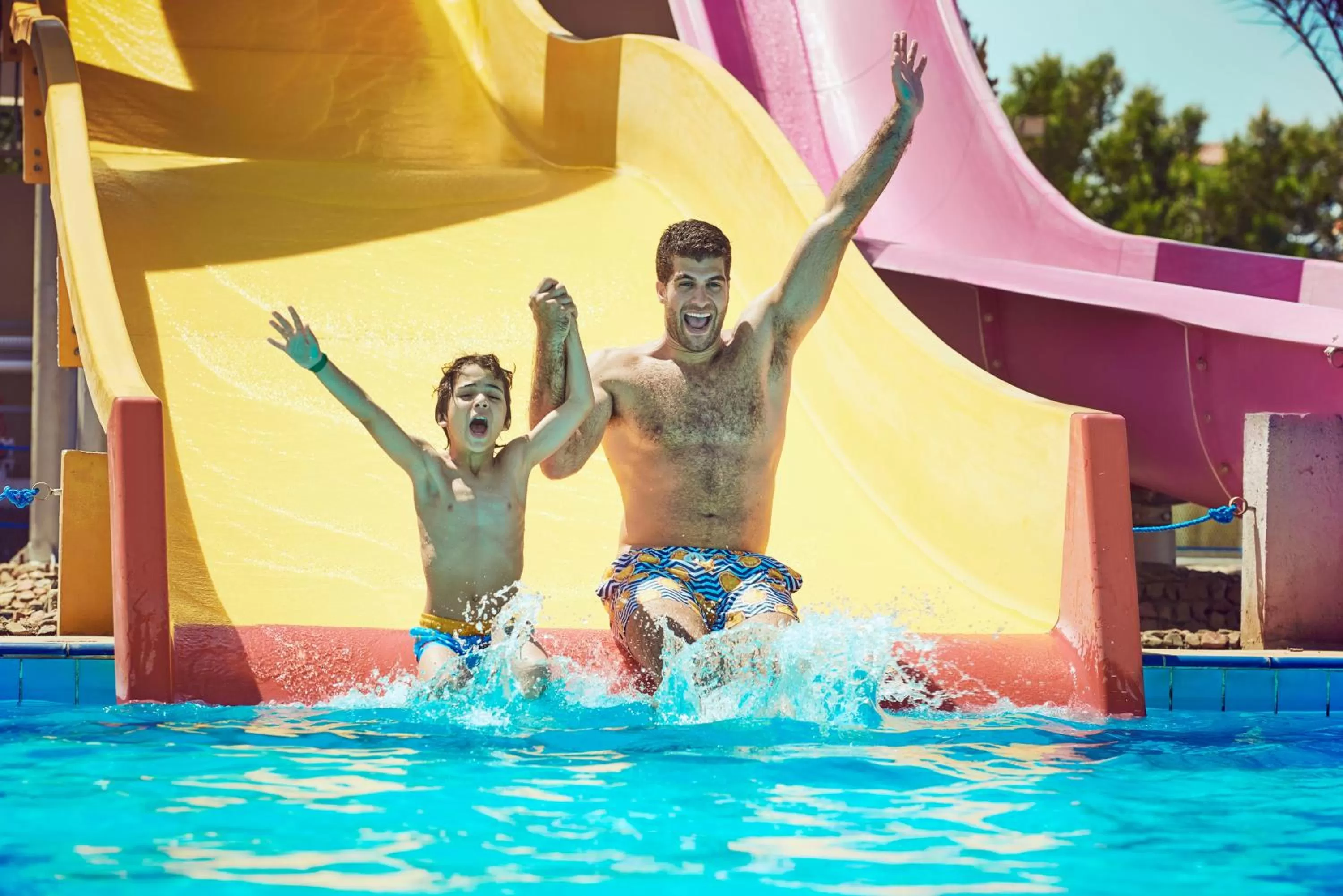 Aqua park in Desert Rose Resort