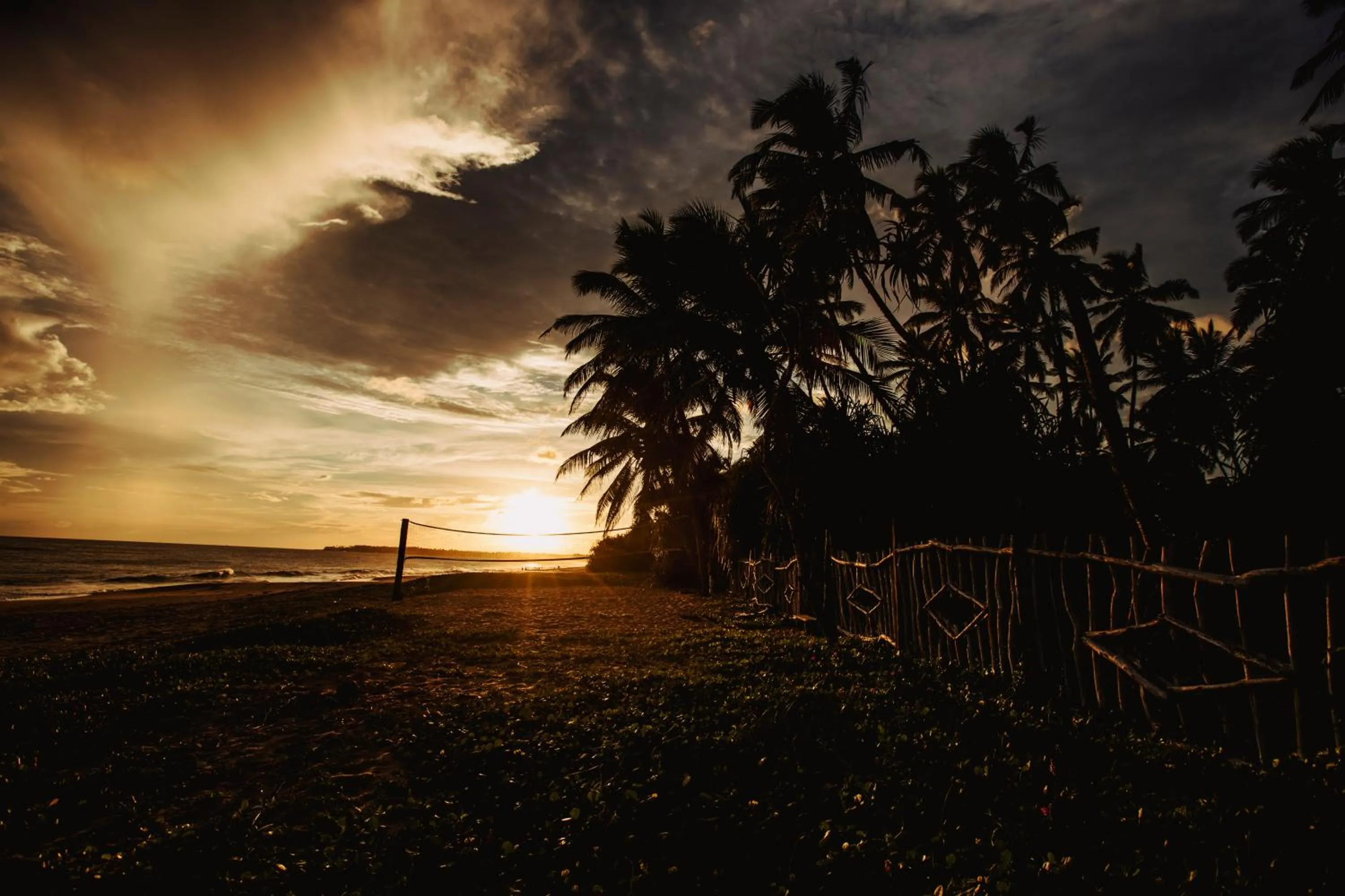 Sunset in Helios Beach Resort