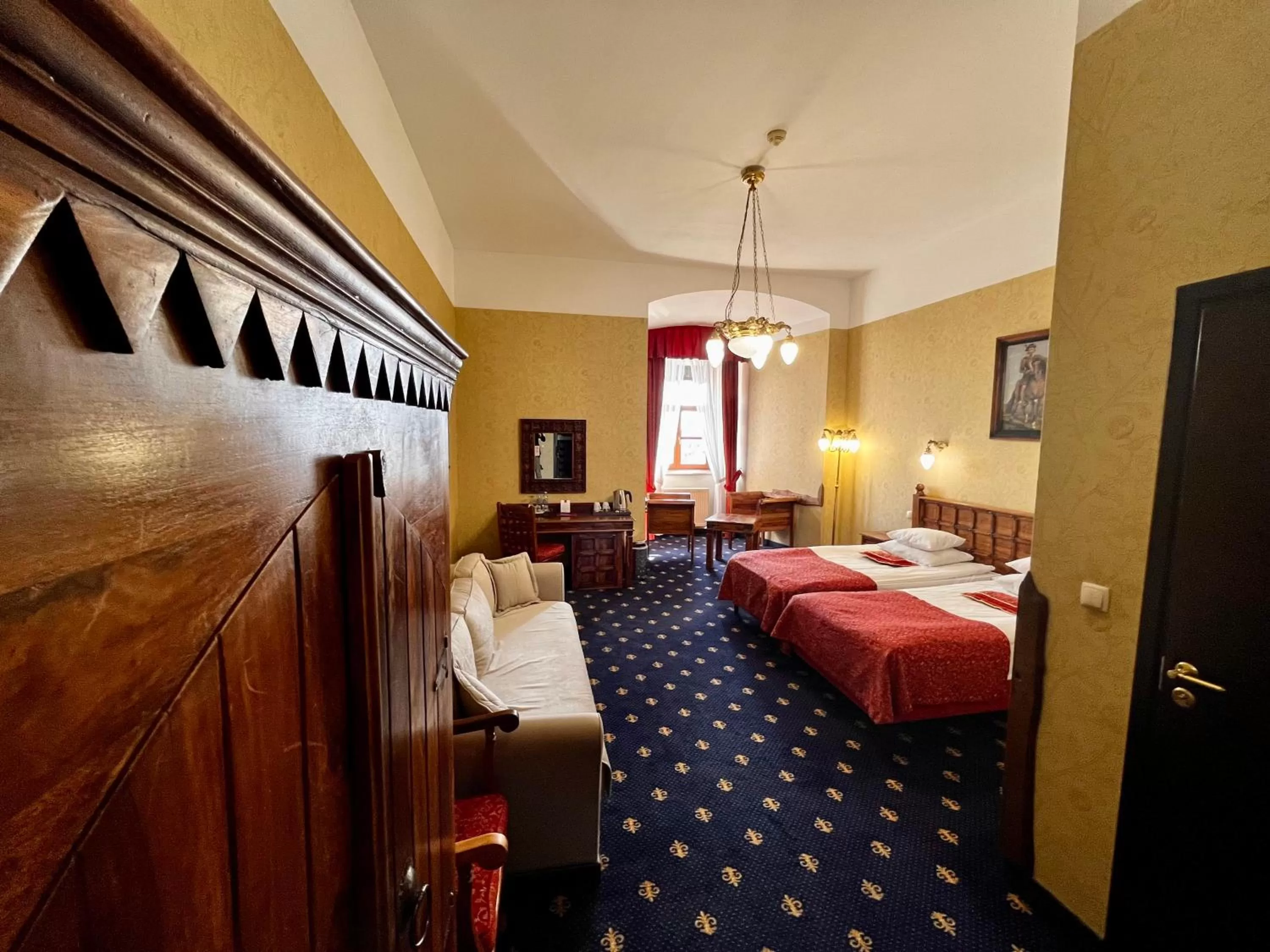 Photo of the whole room, Bed in Hotel Zamek Ryn