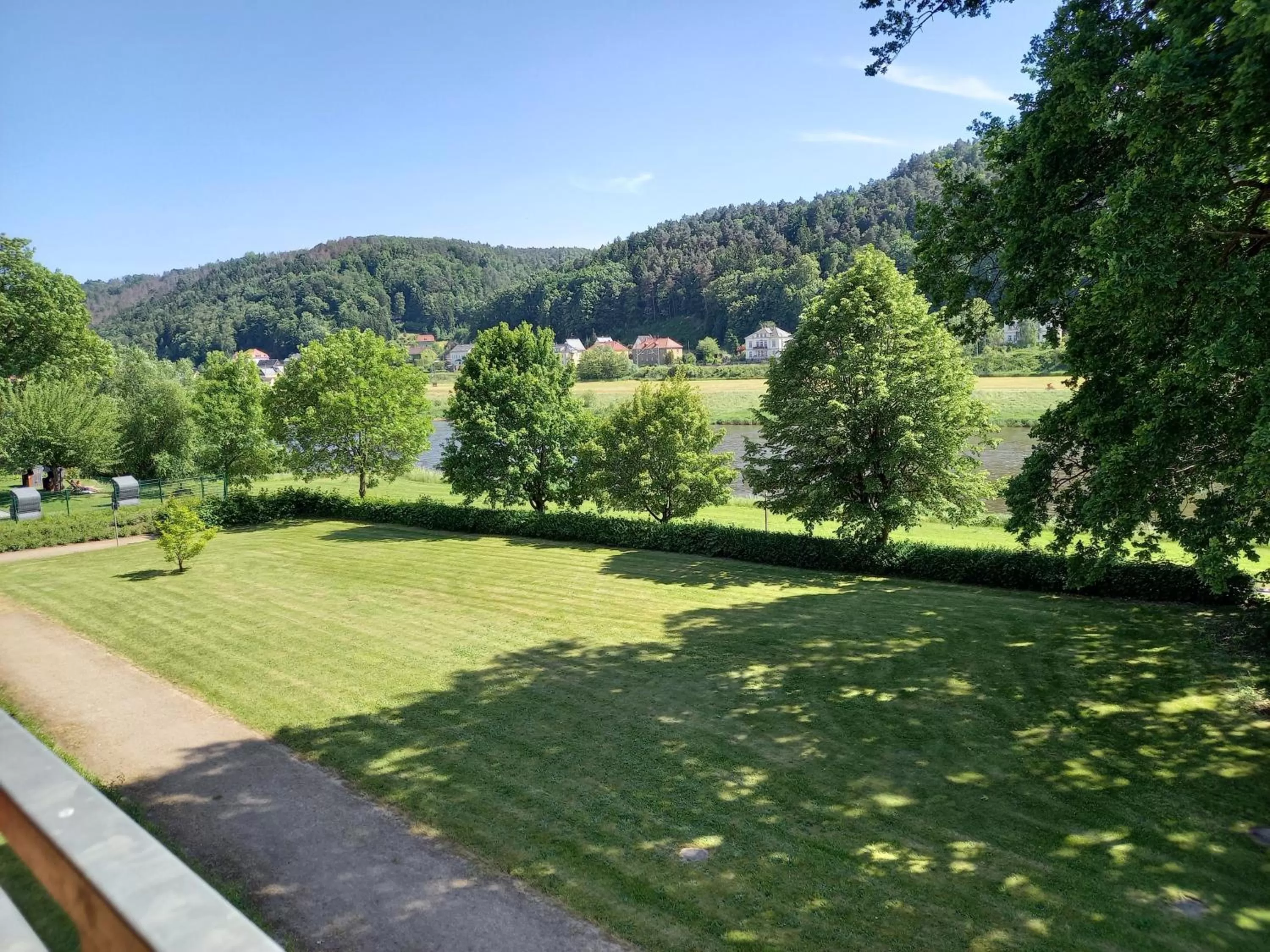 Lake view in Parkhotel Bad Schandau mit SPA