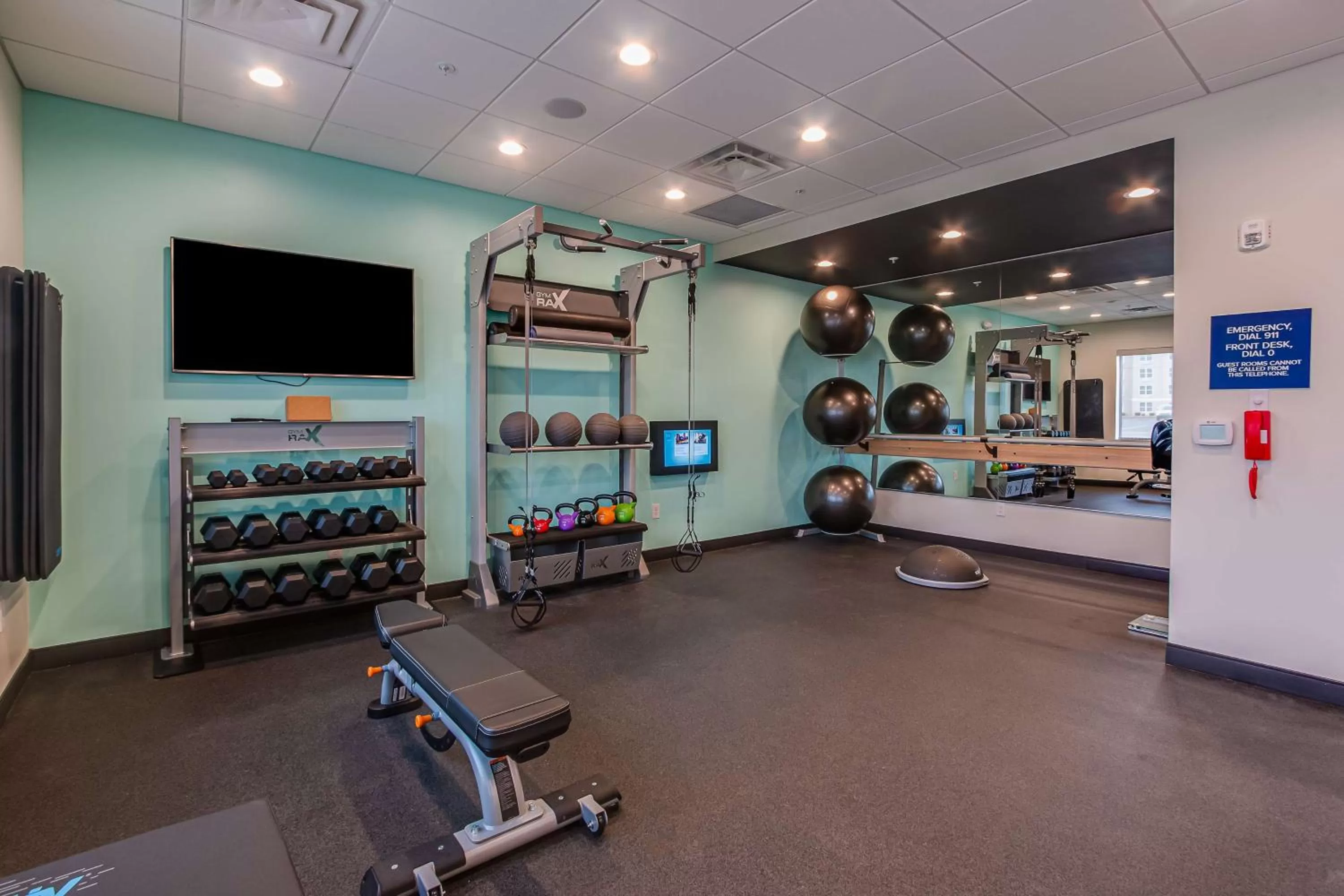 Fitness centre/facilities in TRU By Hilton Clarksville
