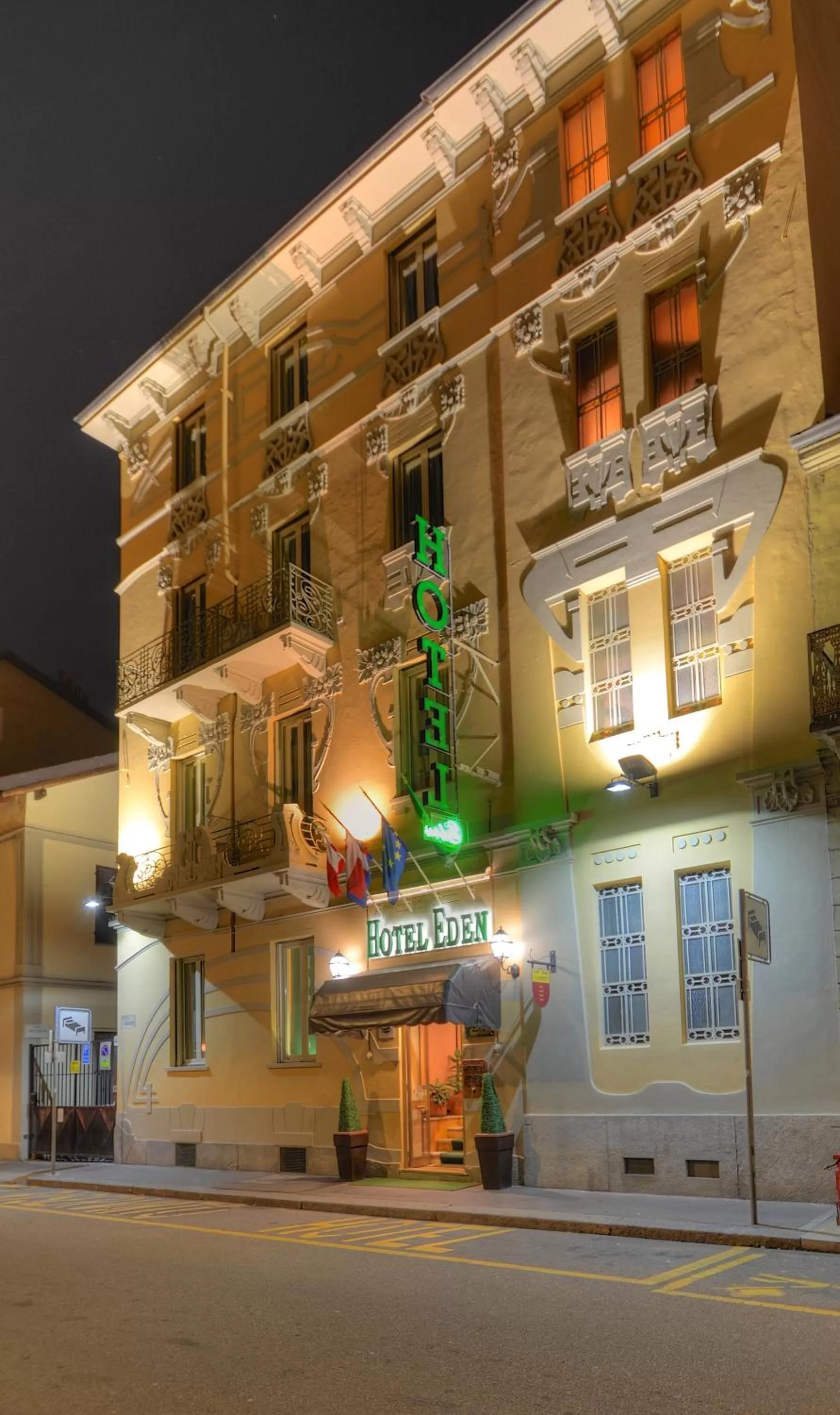 Property building in Hotel Eden