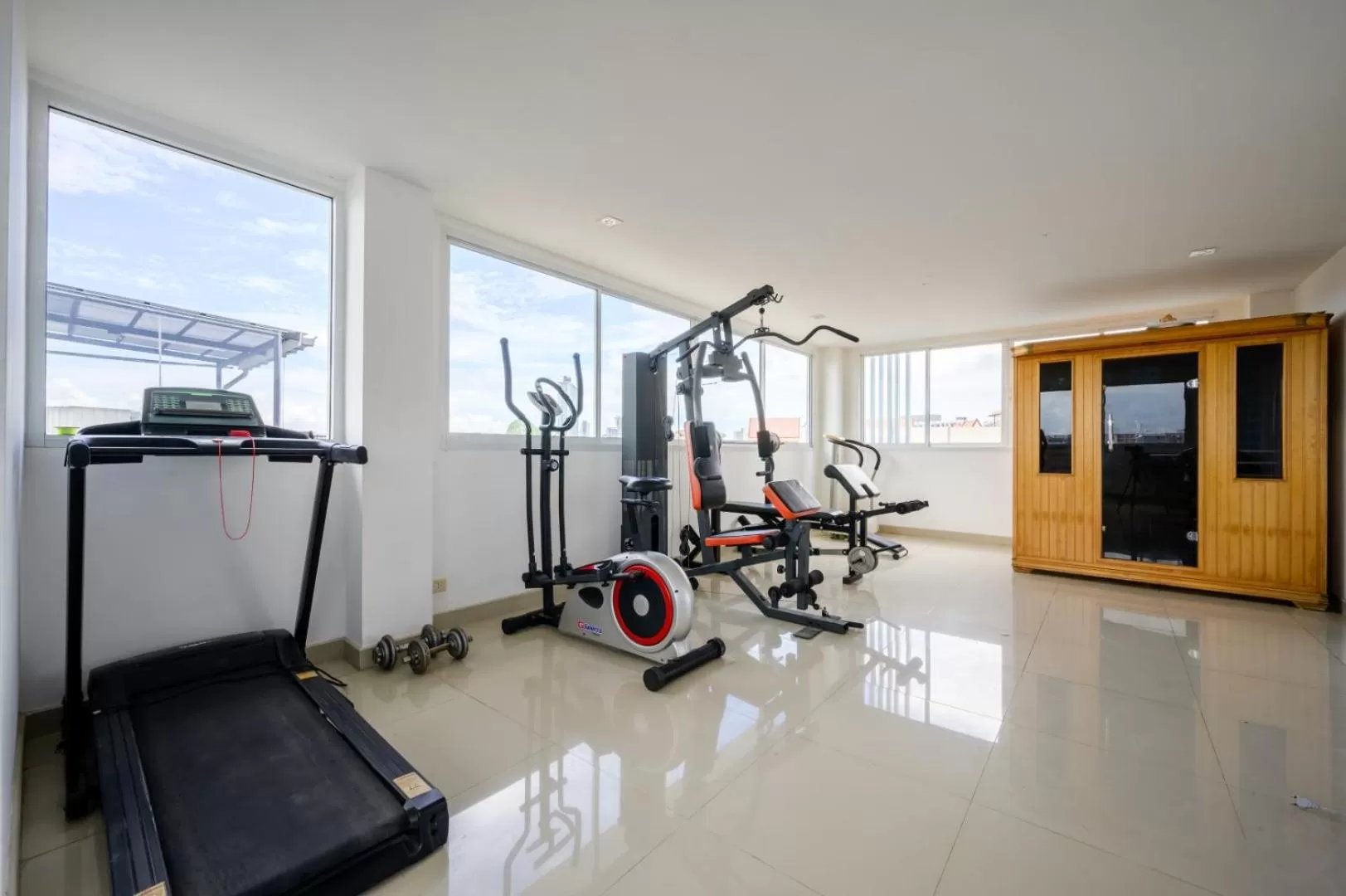 Fitness centre/facilities in Cozy Resort, A Boutique Hotel