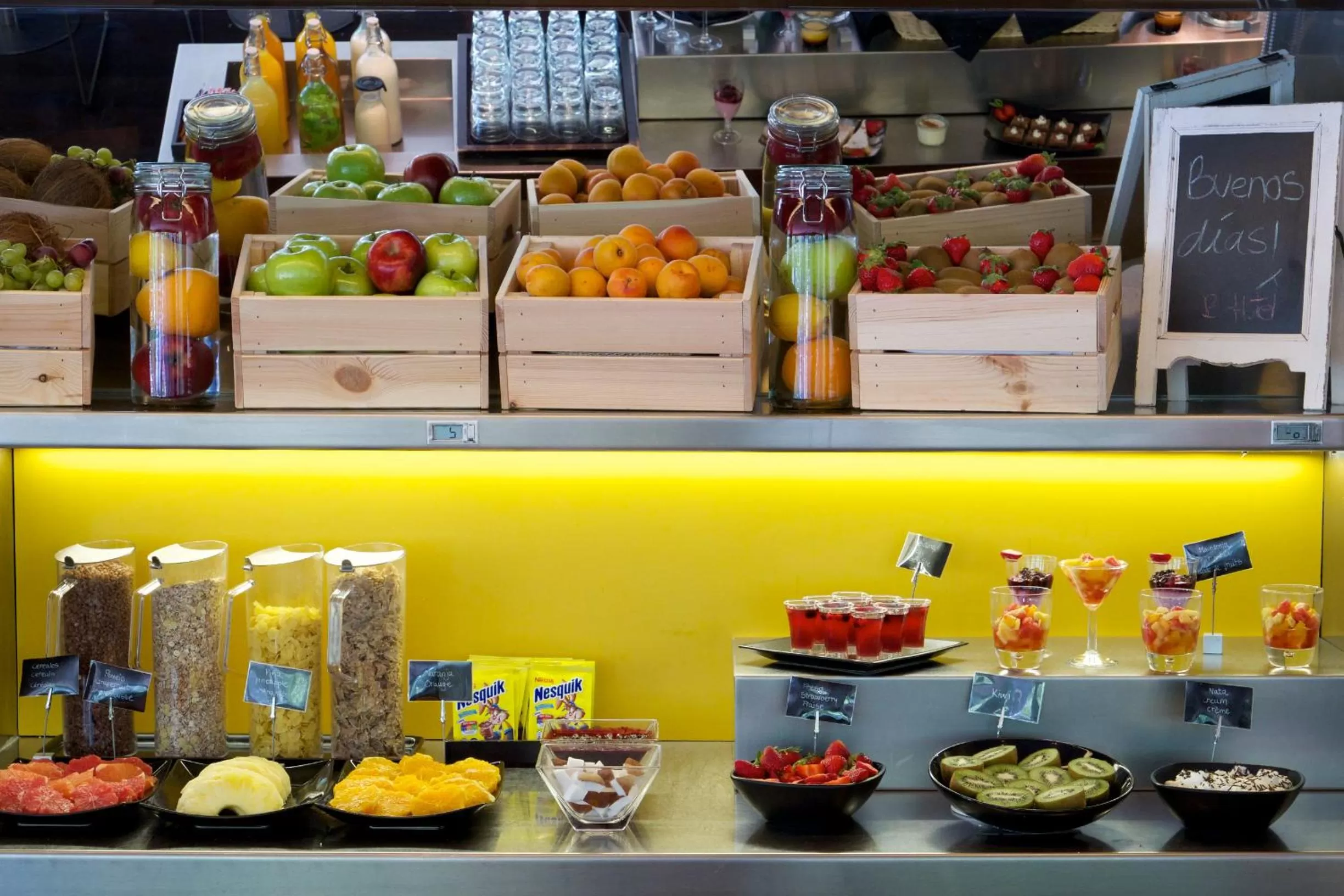 Buffet breakfast in B Hotel