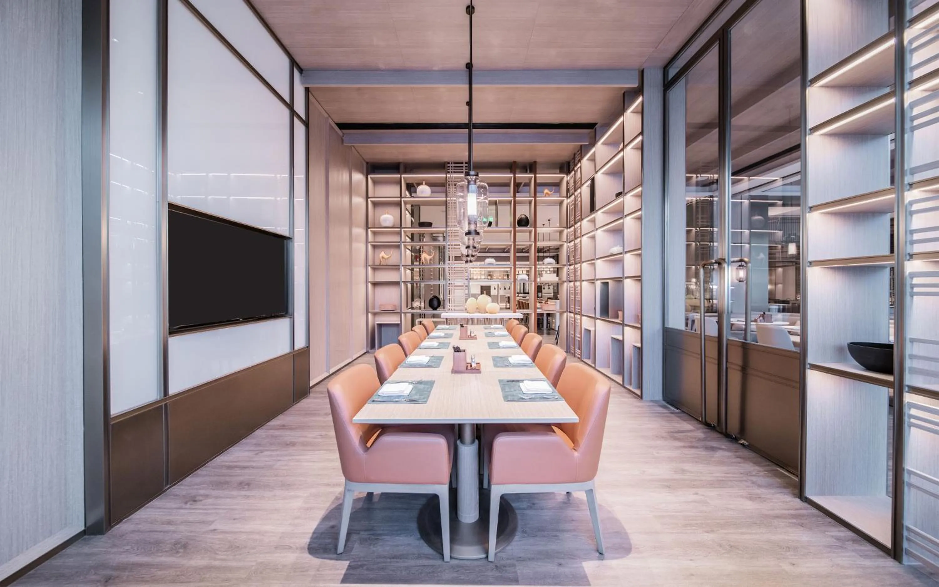 Restaurant/places to eat in HUALUXE Xi'an Chanba by IHG-西安浐灞华邑酒店-Near Xi'an International Convention Exhibition Center and Shopping mall and The Romantic show of Xi'an-Free Luggage Storage-English Service