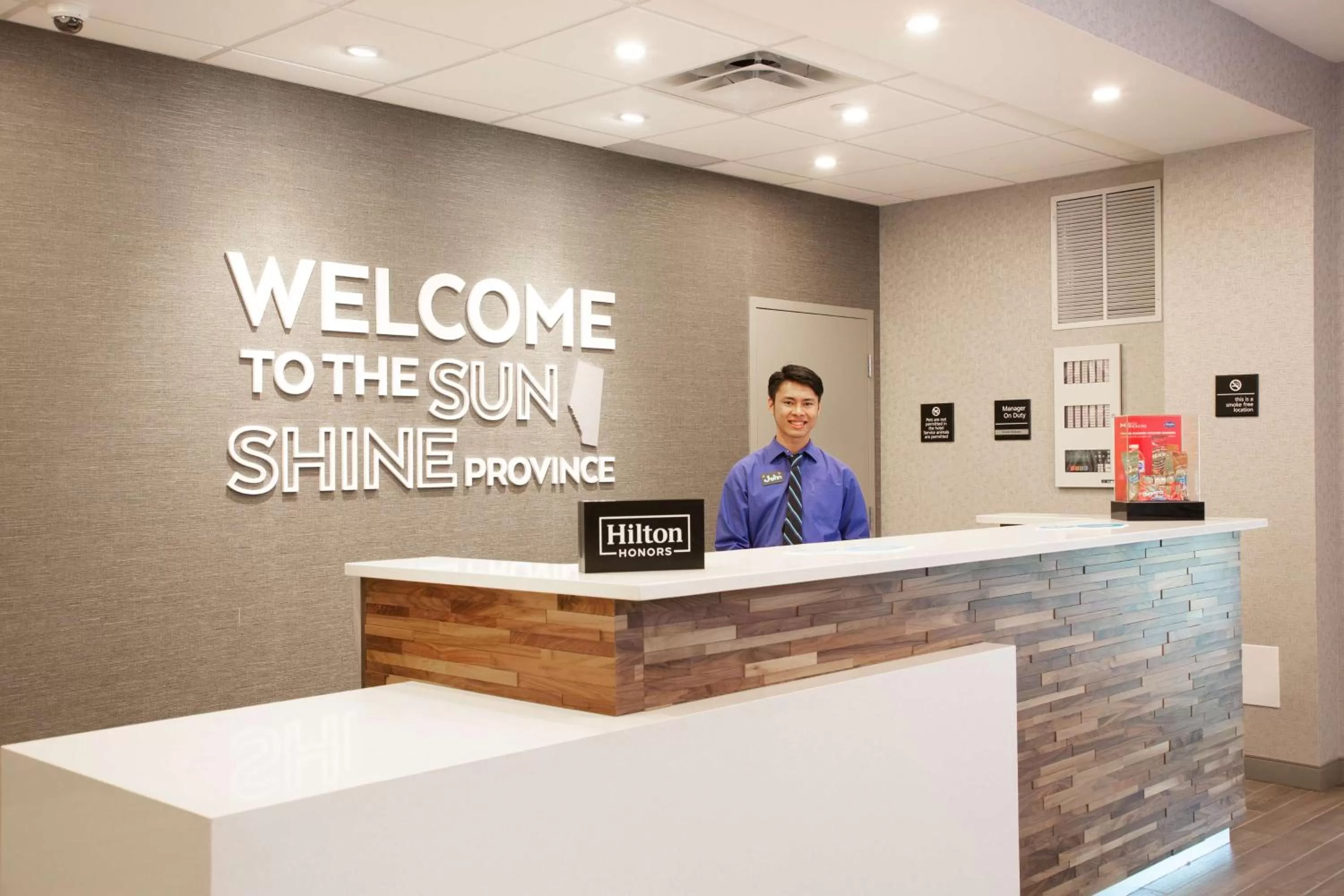 Lobby or reception in Hampton Inn & Suites Edmonton St. Albert, Ab
