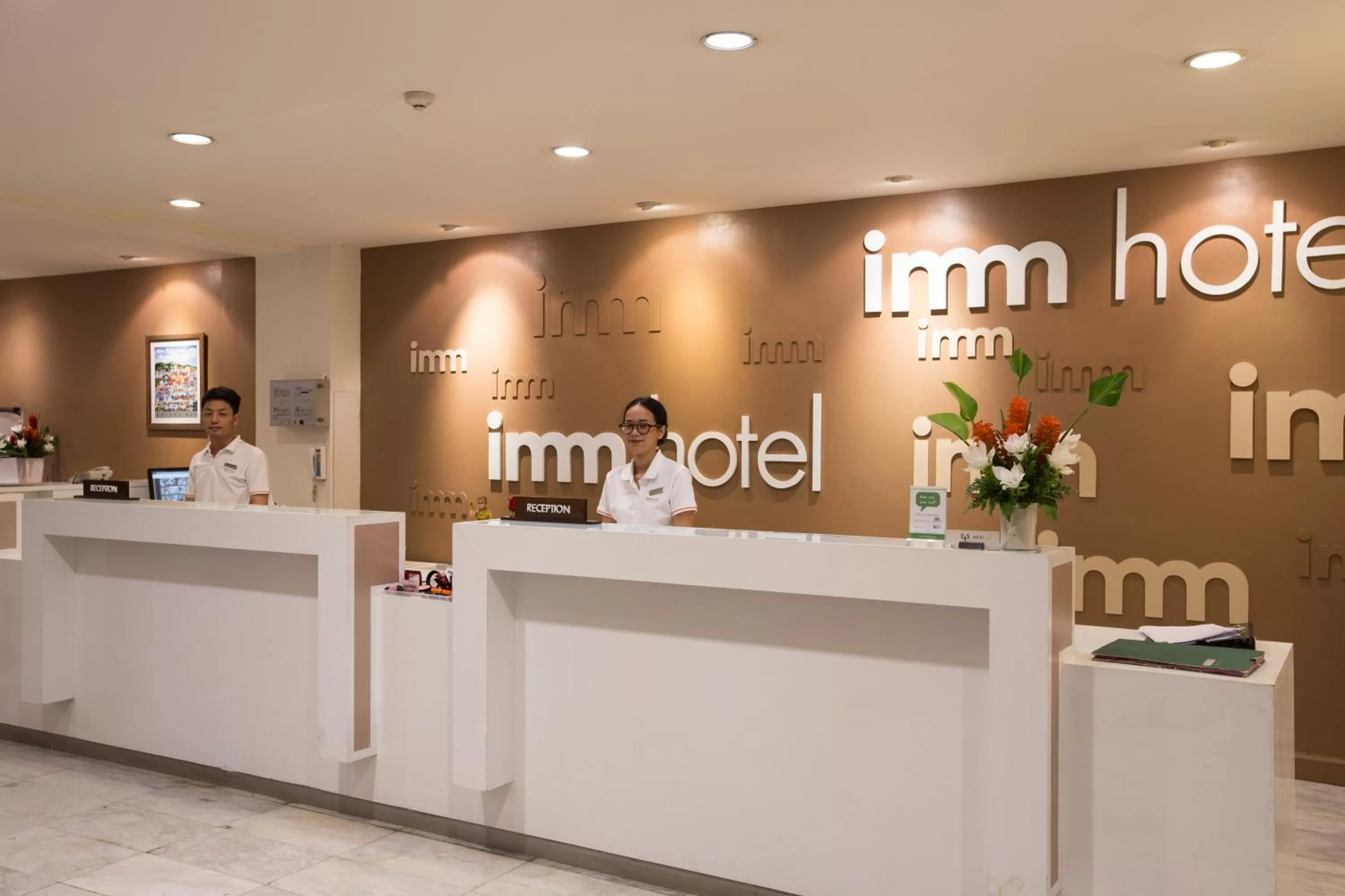 Lobby or reception in Imm Hotel Thaphae Chiang Mai