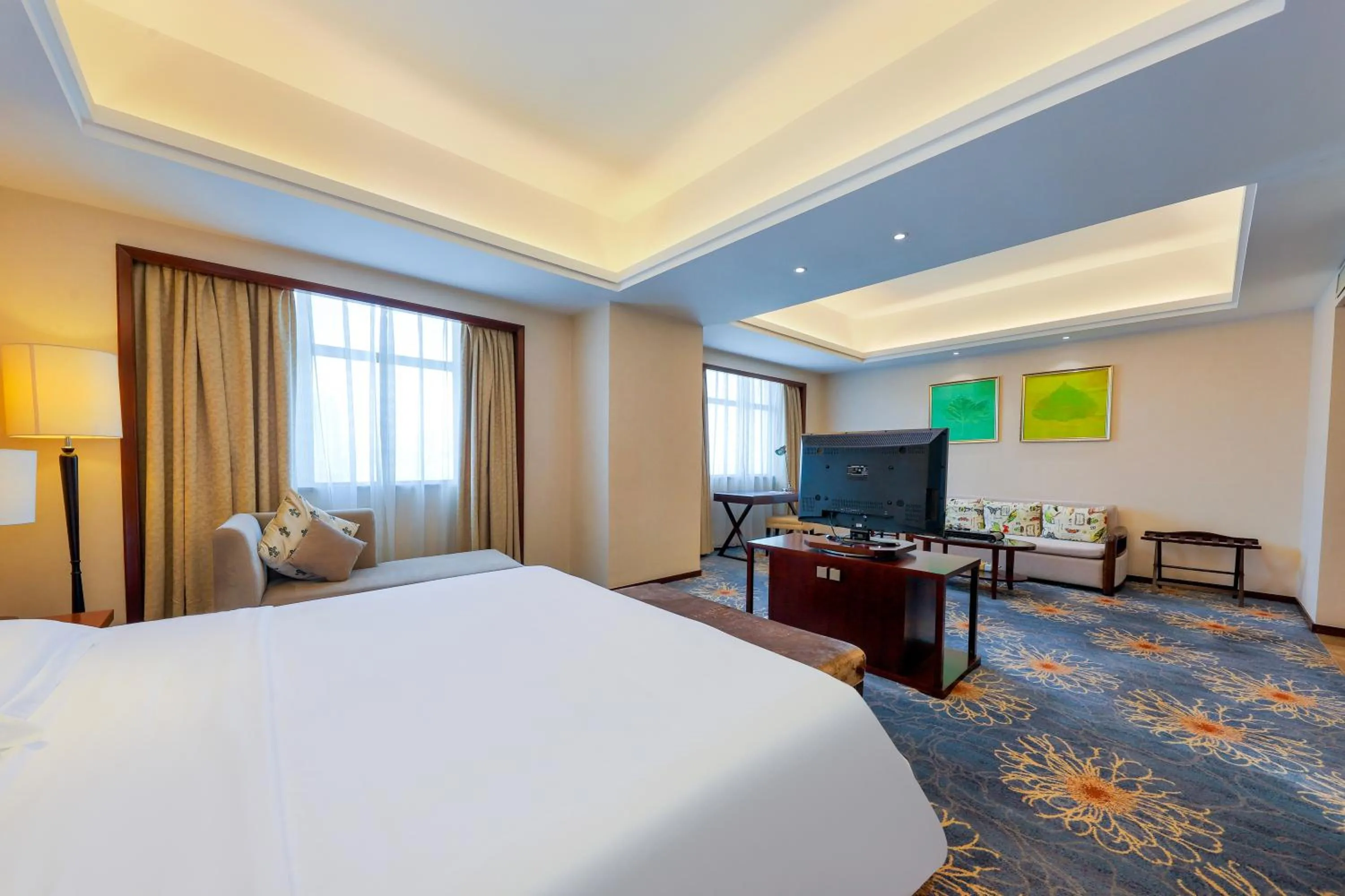 Bed in Zhengzhou Yuehai Hotel