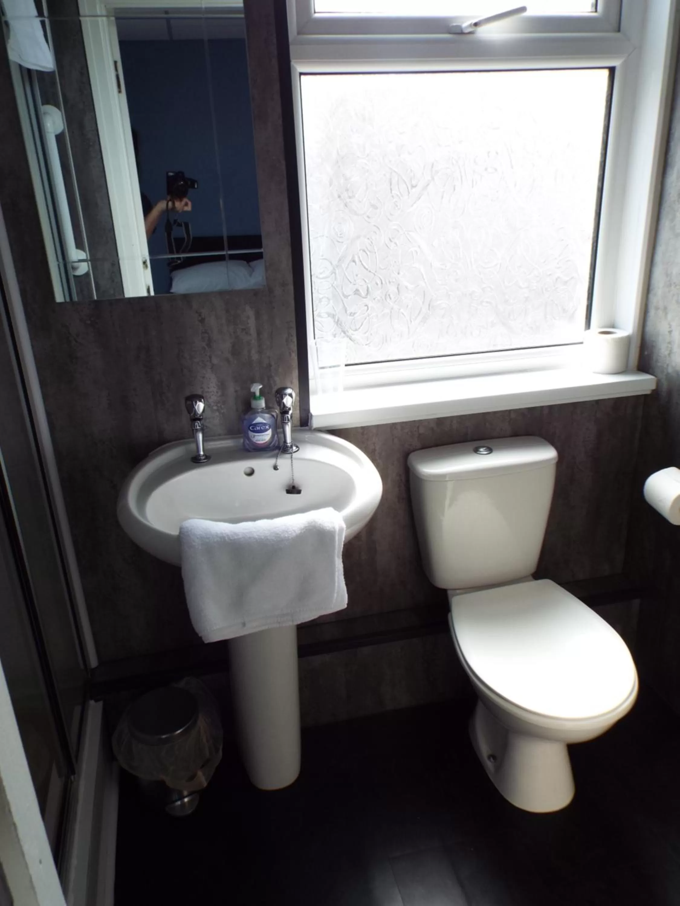 Bathroom in Alfies Hotel