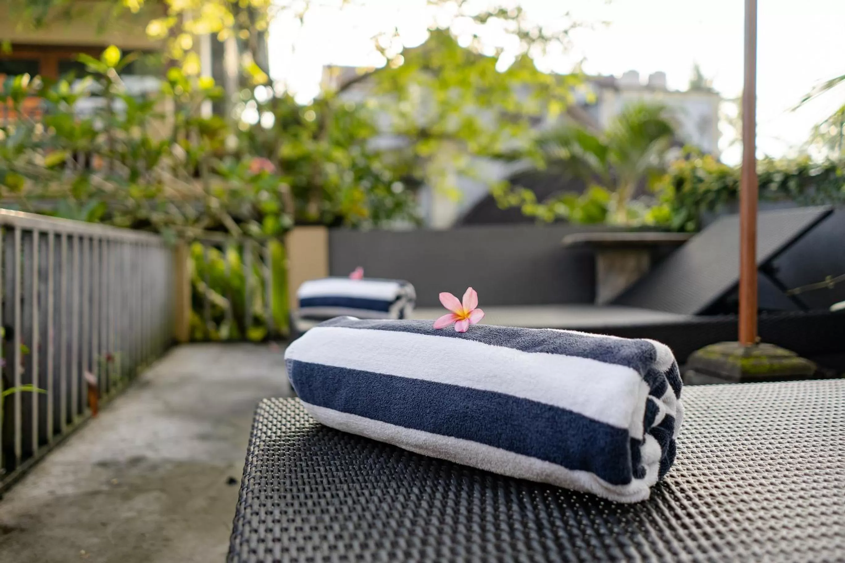 Patio, Bed in Kubu Rama Ubud Cottage