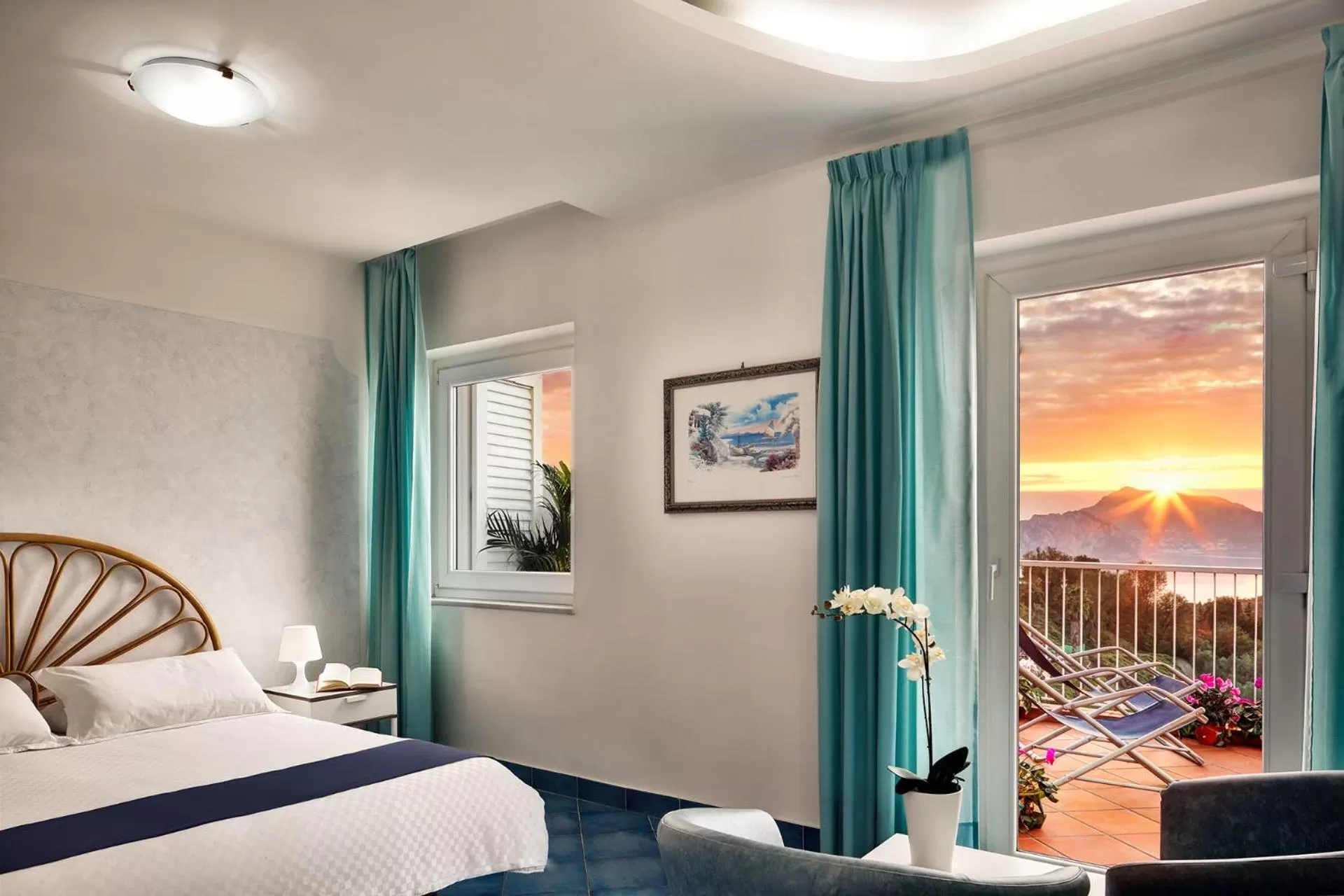 Bedroom, Bed in Gocce Di Capri Resort