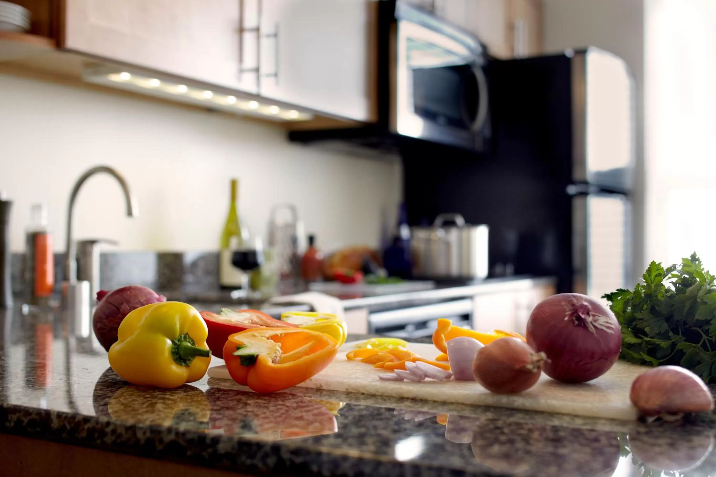 Kitchen or kitchenette in Hyatt House Portland/Beaverton