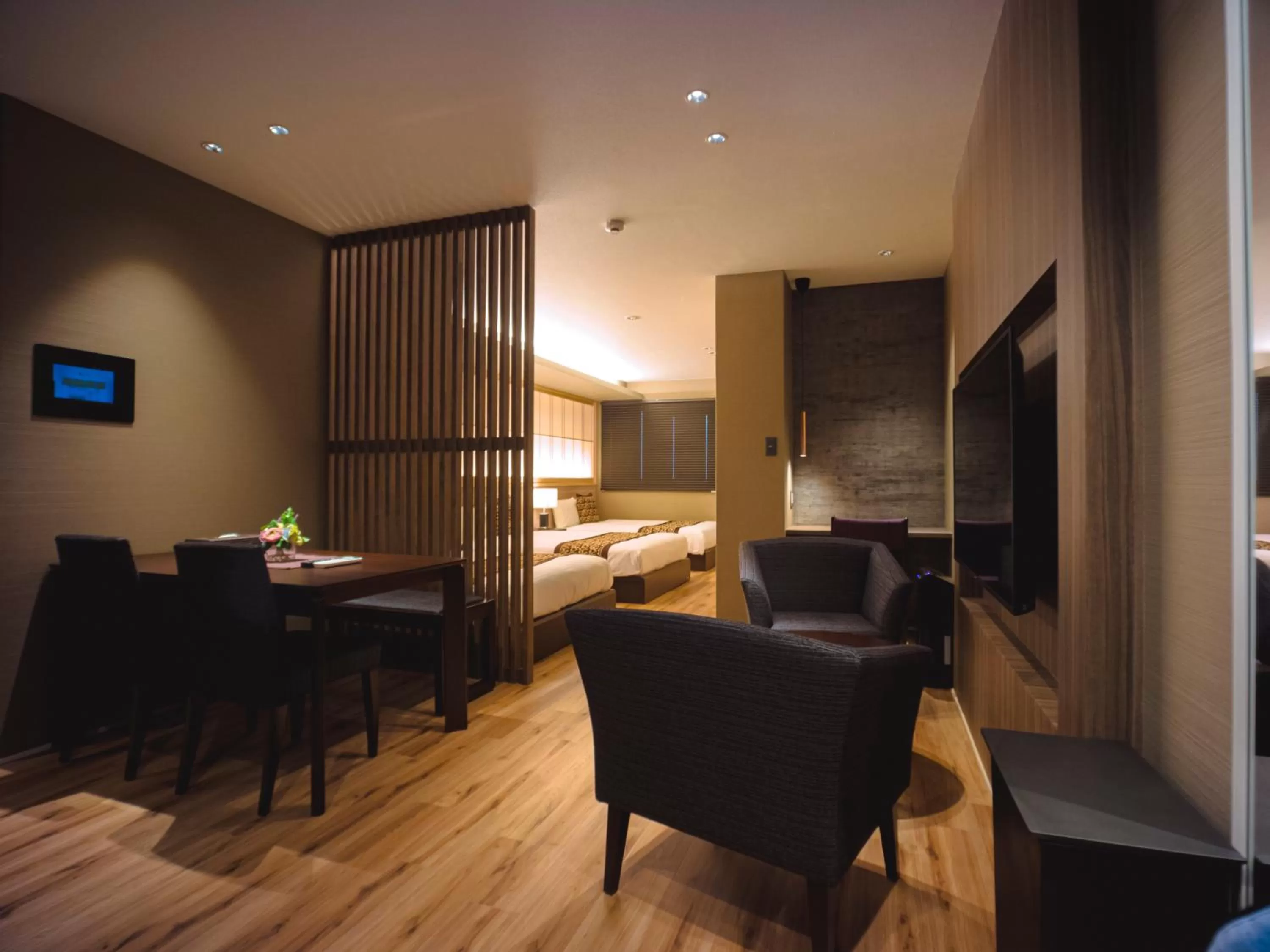 Living room, Bed in GRAND BASE Beppueki