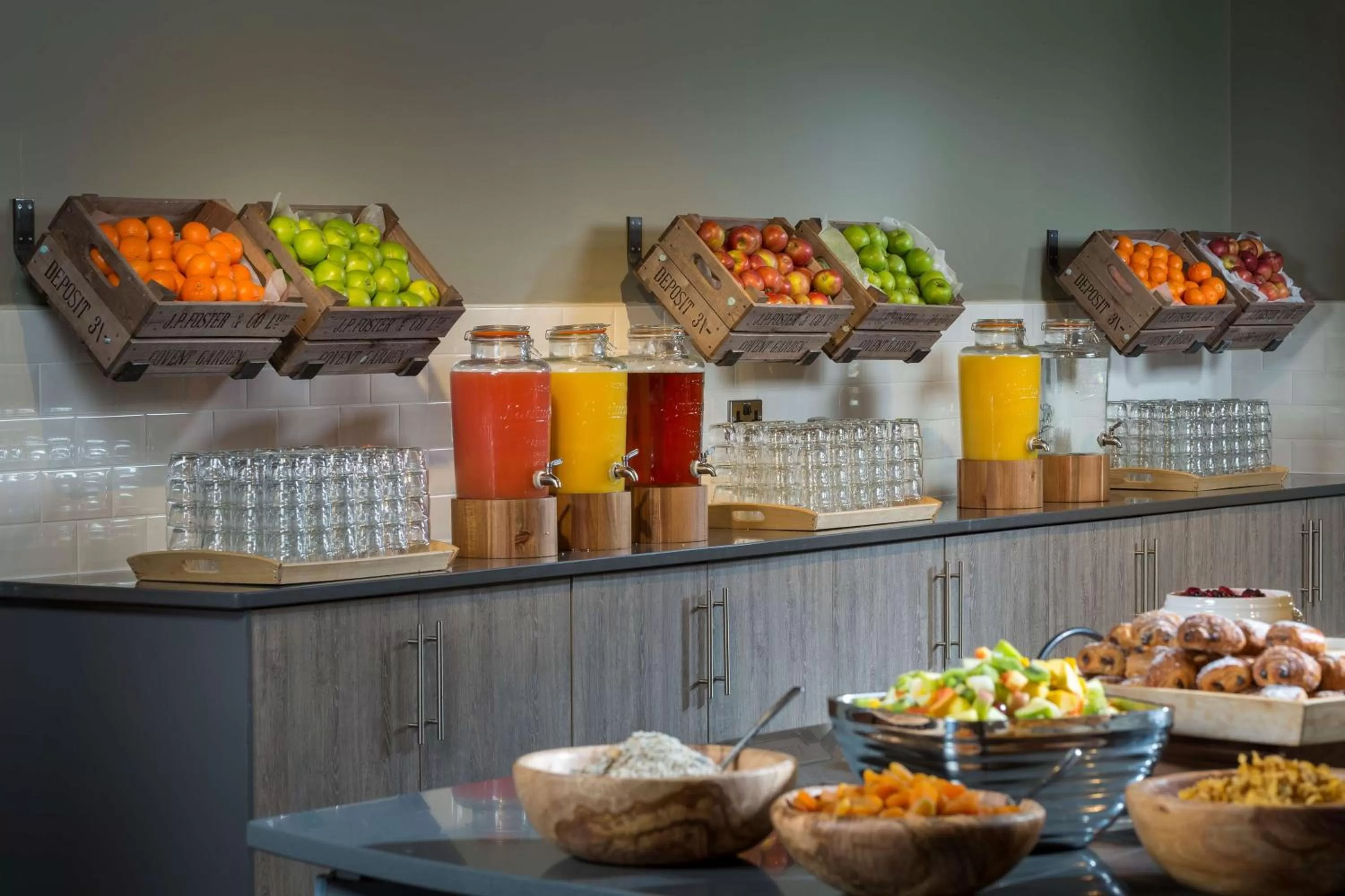 Continental breakfast in Radisson Hotel and Conference Centre London Heathrow