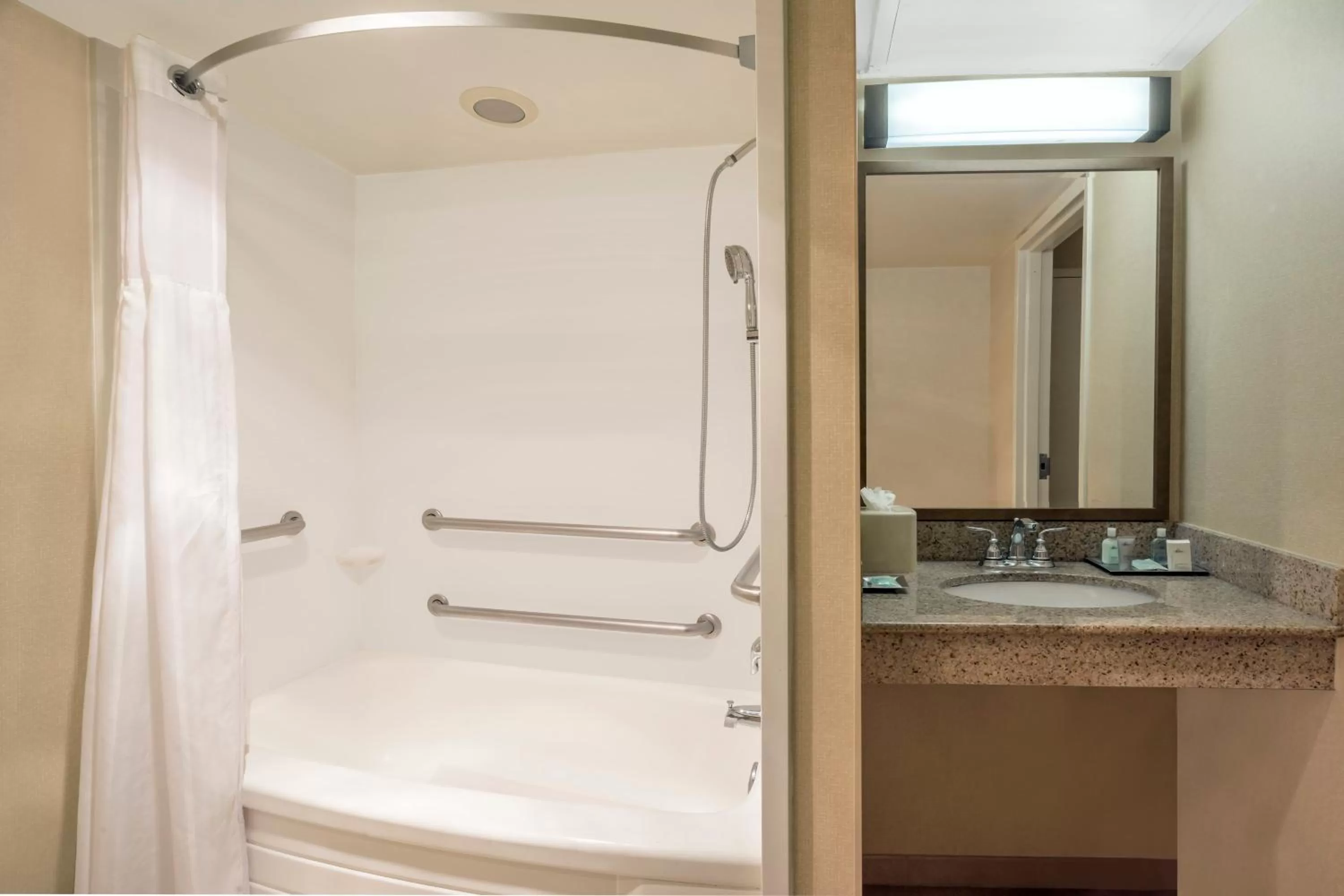 Shower in Wyndham Garden Washington DC North