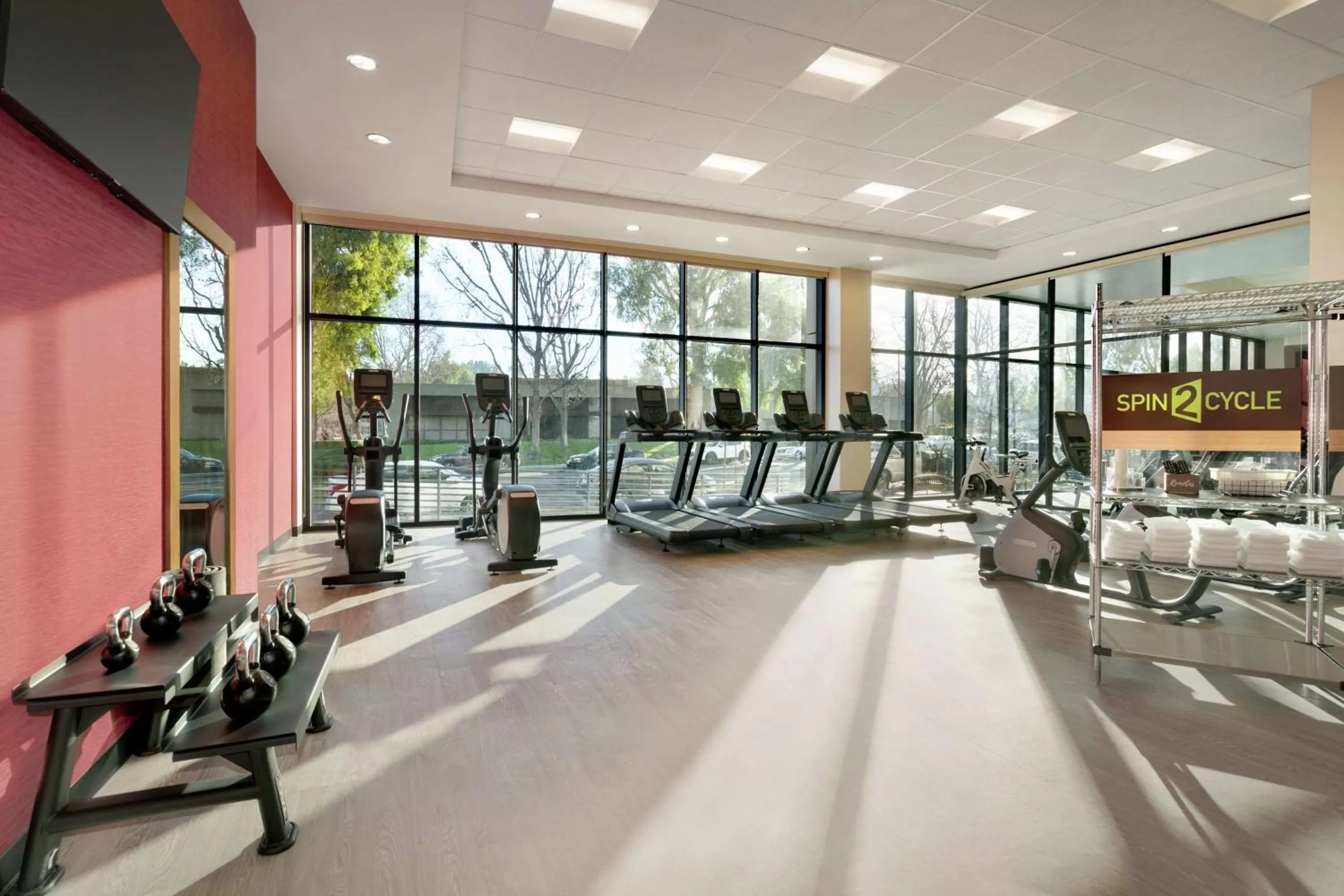 Fitness centre/facilities in Home2 Suites By Hilton Woodland Hills Los Angeles