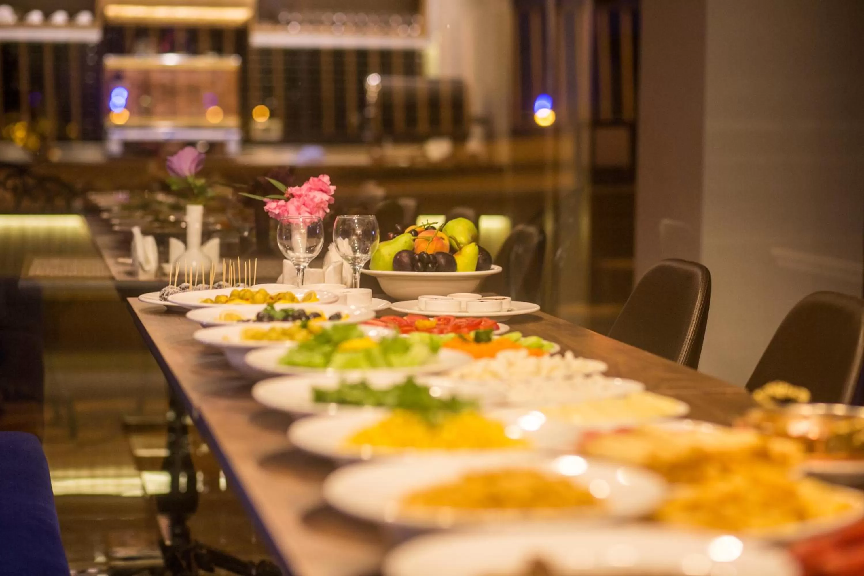 Food and drinks in Blue Sea Hotel