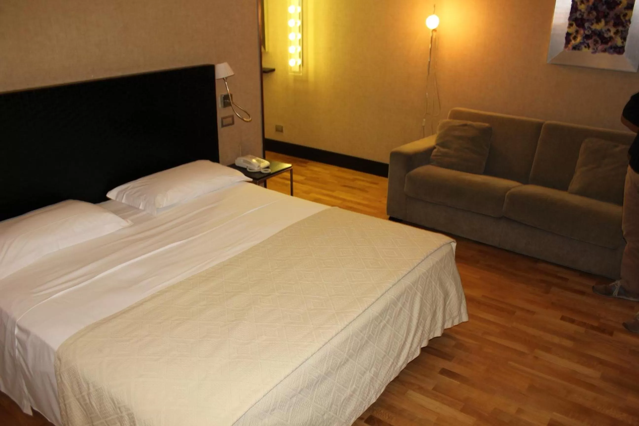 Bed in MH Design Hotel