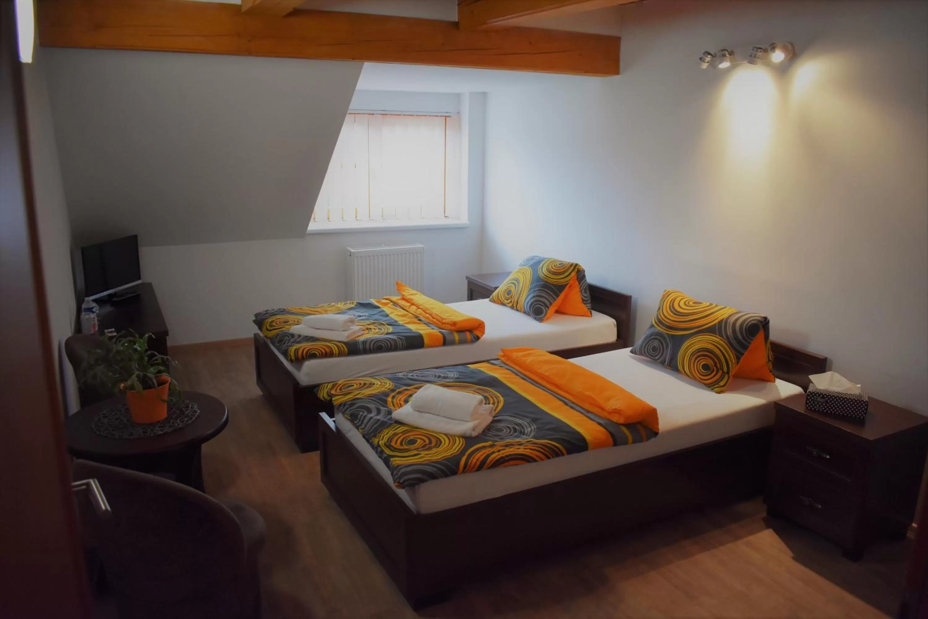 Bed in Motel Roubenka