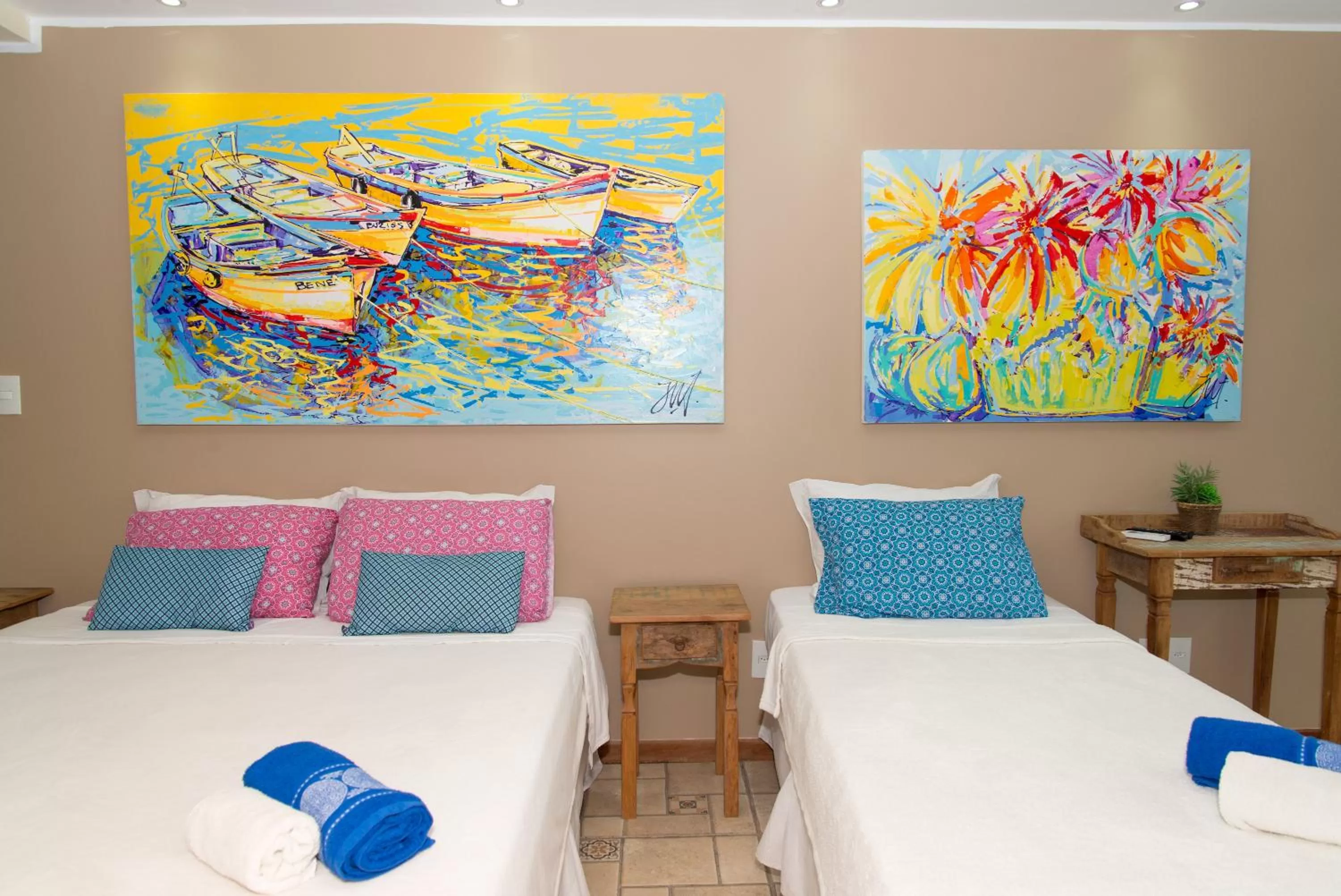 Decorative detail, Bed in Pousada La Dolce Vita