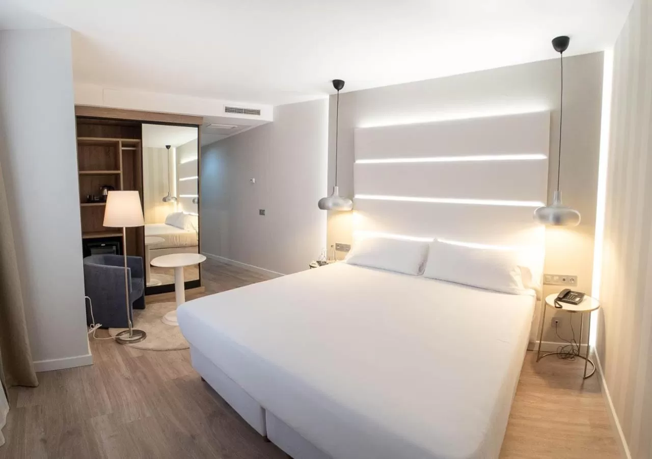 Bed in Hotel Pasarela