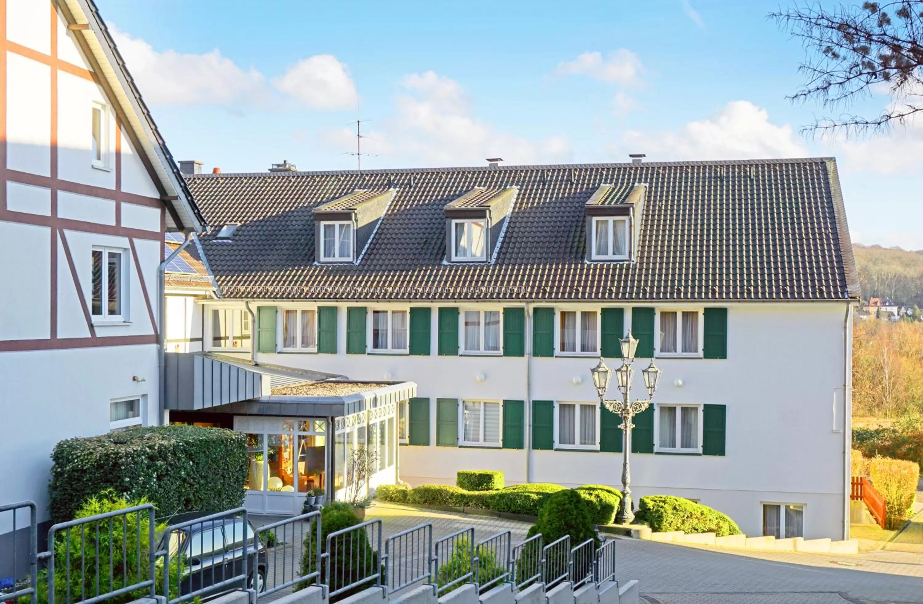 Facade/entrance in Waldhotel Eskeshof
