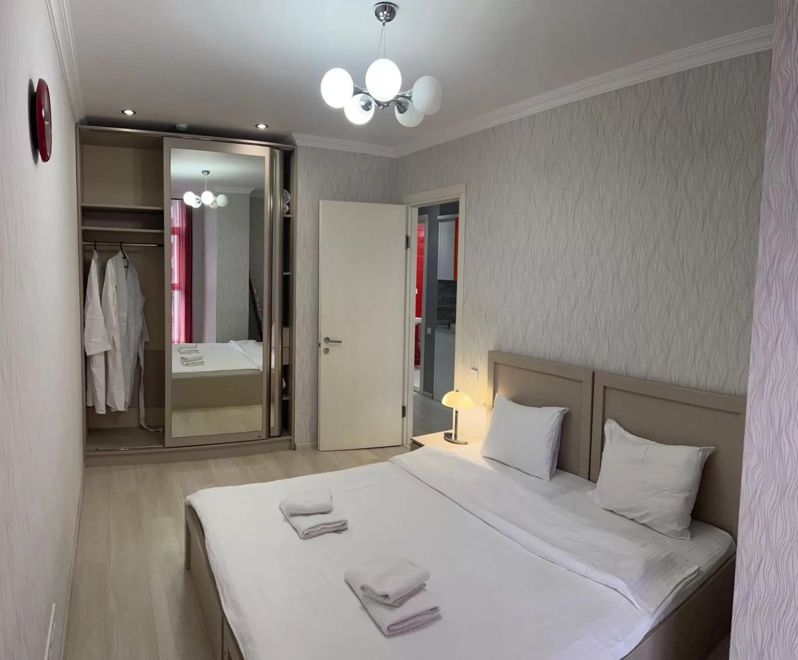 Bed in Aparthotel Holiday Lux Batumi