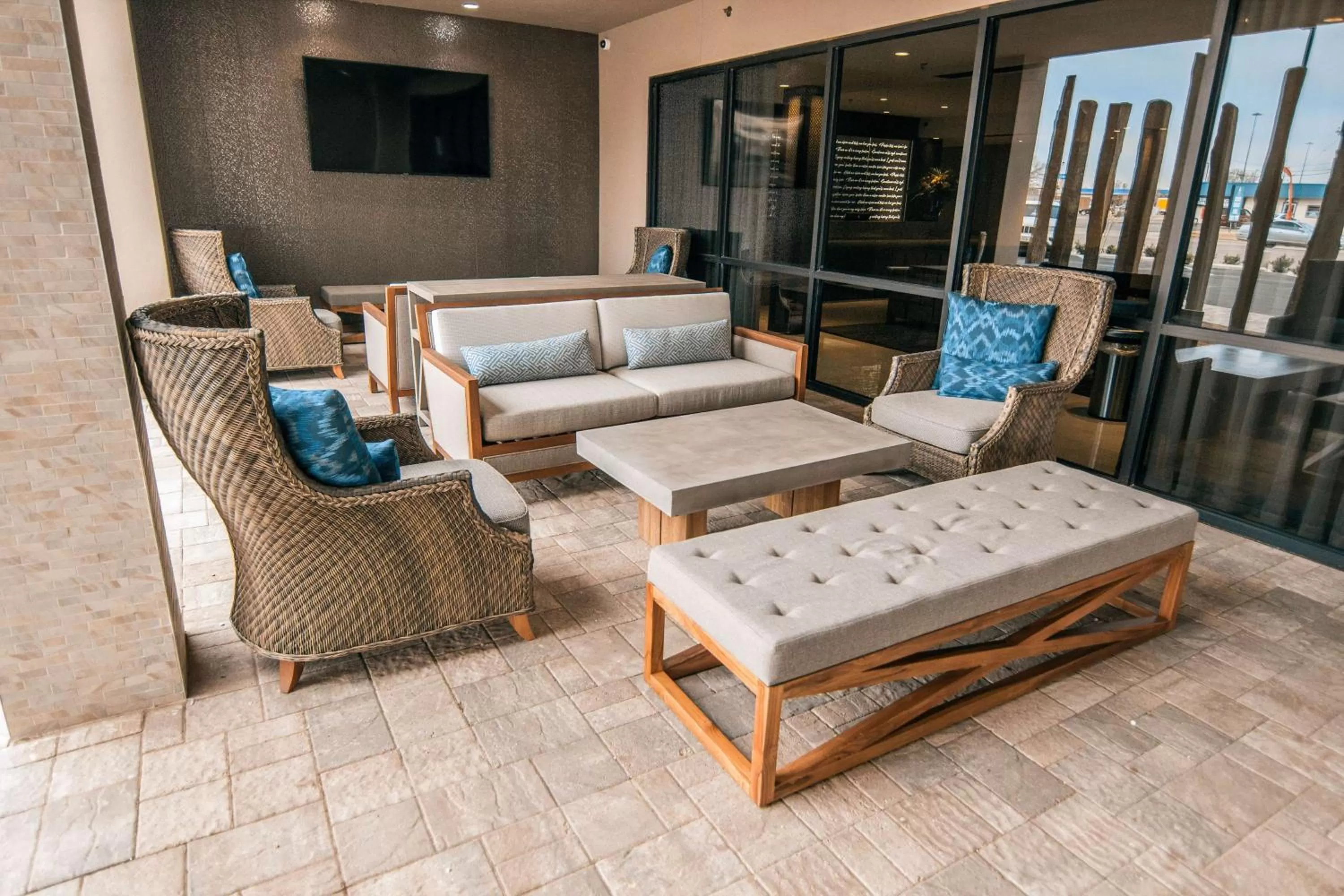 Patio in Doubletree By Hilton Lubbock - University Area