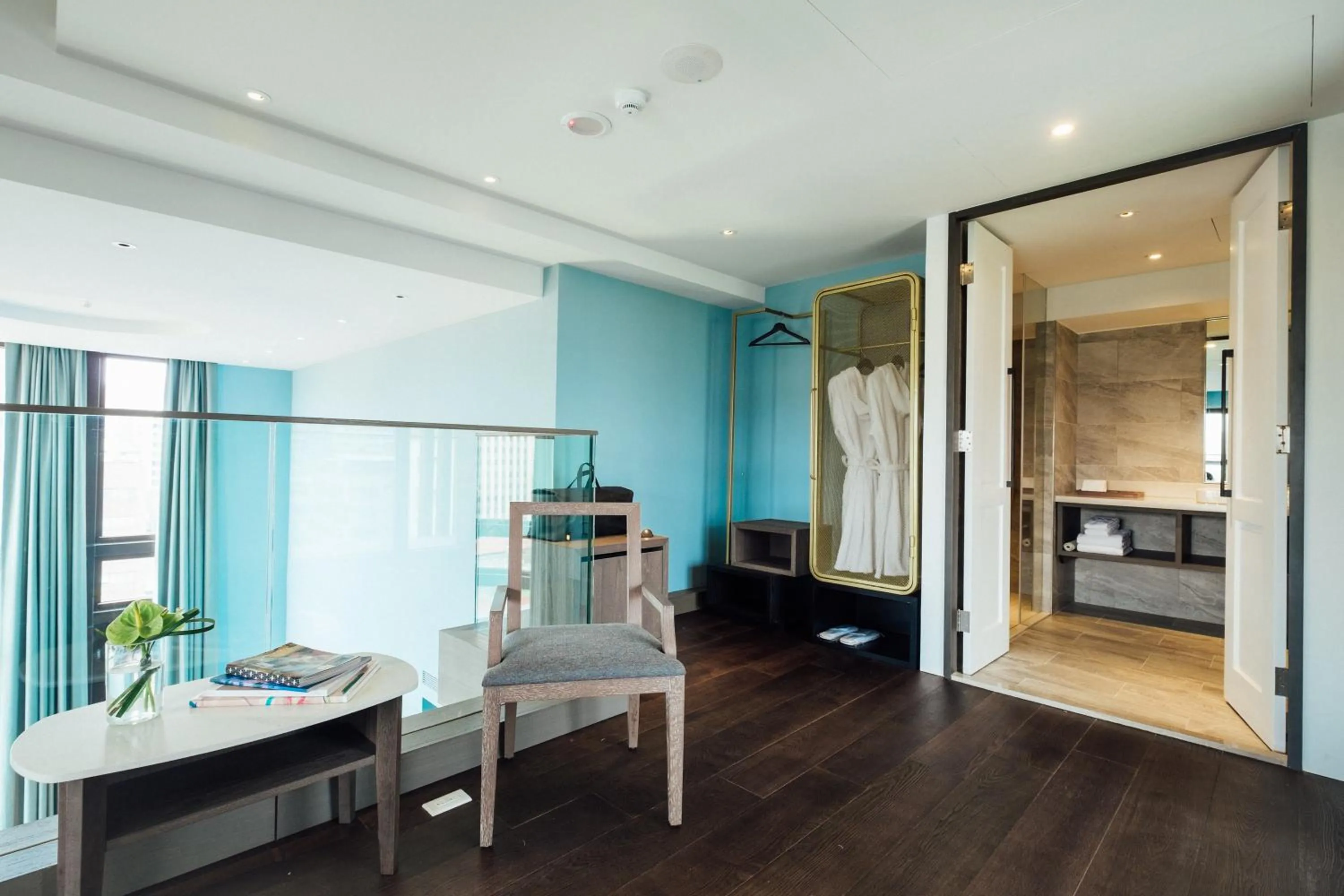 Decorative detail, Bed in Chez Nous