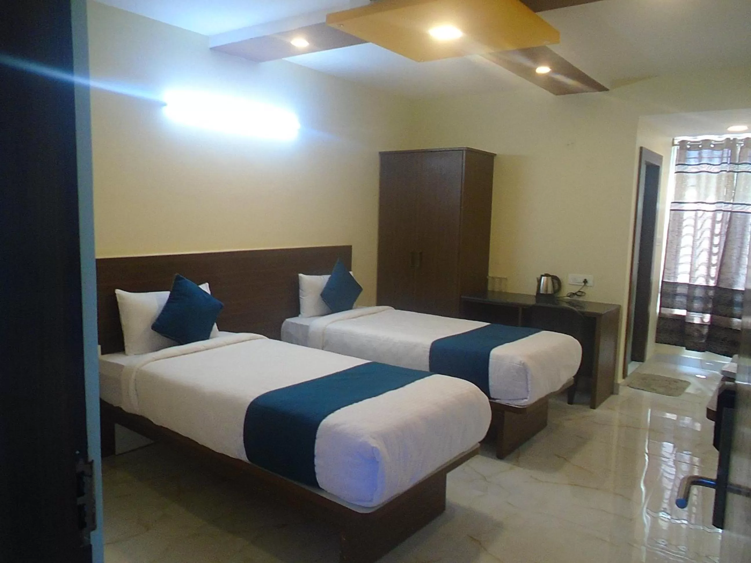 Bedroom, Bed in SV Dreamstay near Kempegowda International Airport