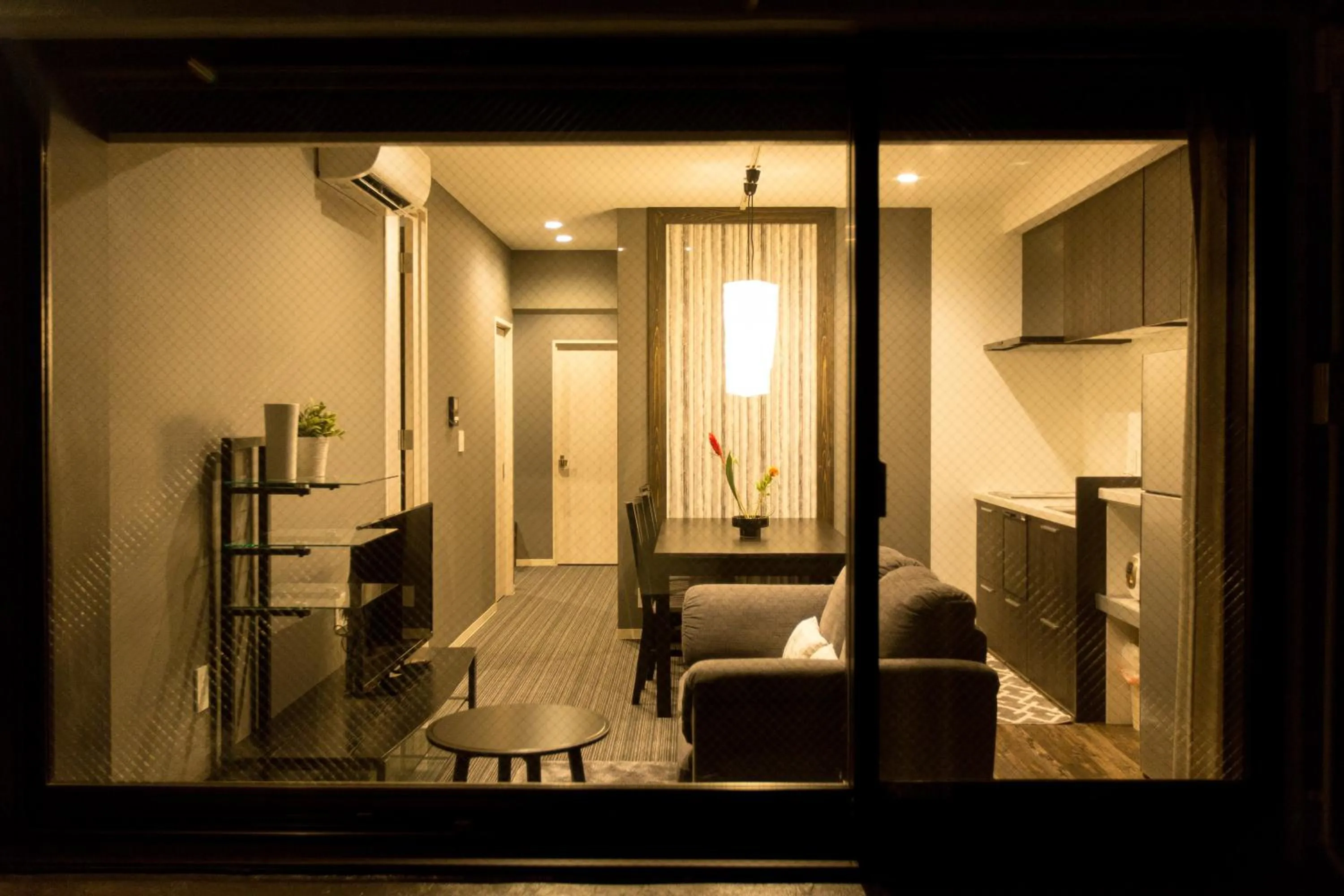 Kitchen or kitchenette in R&Run Kyoto Serviced Apartment & Suites