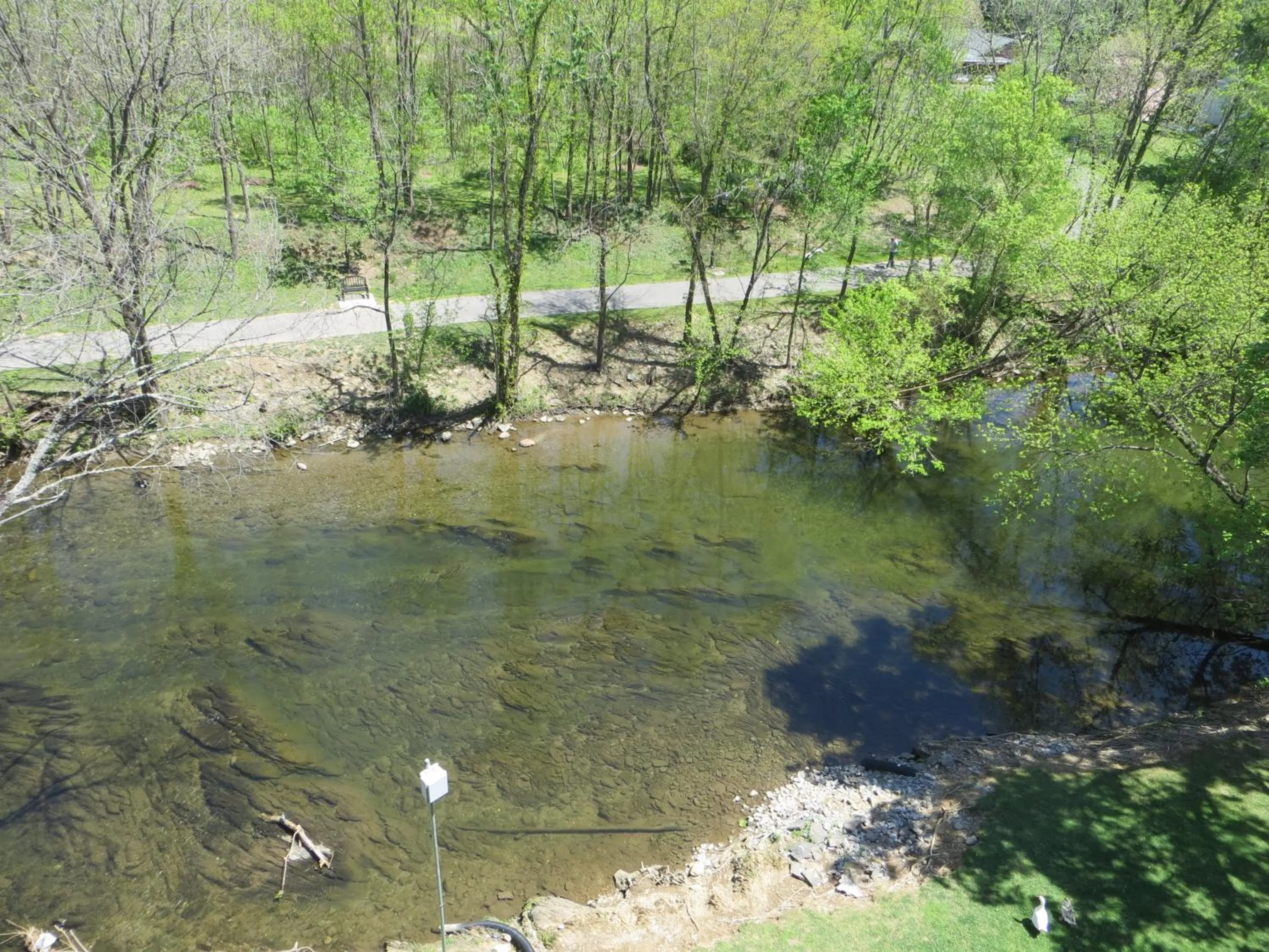 Bird's eye view in River Place Inn