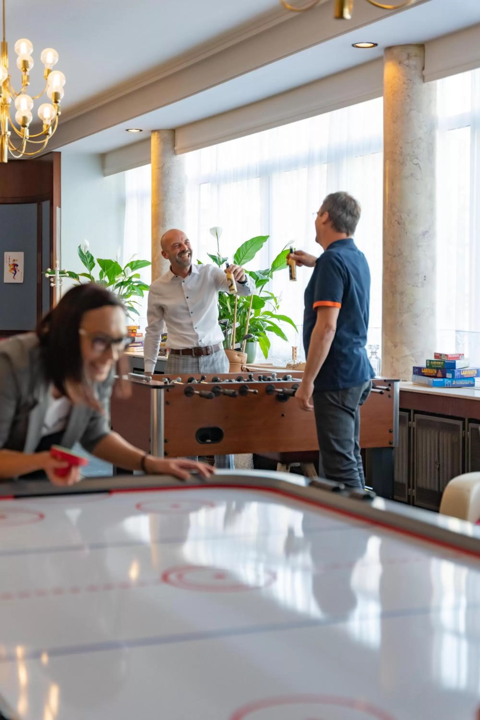 Game Room in Tante ALMA's Mannheimer Hotel