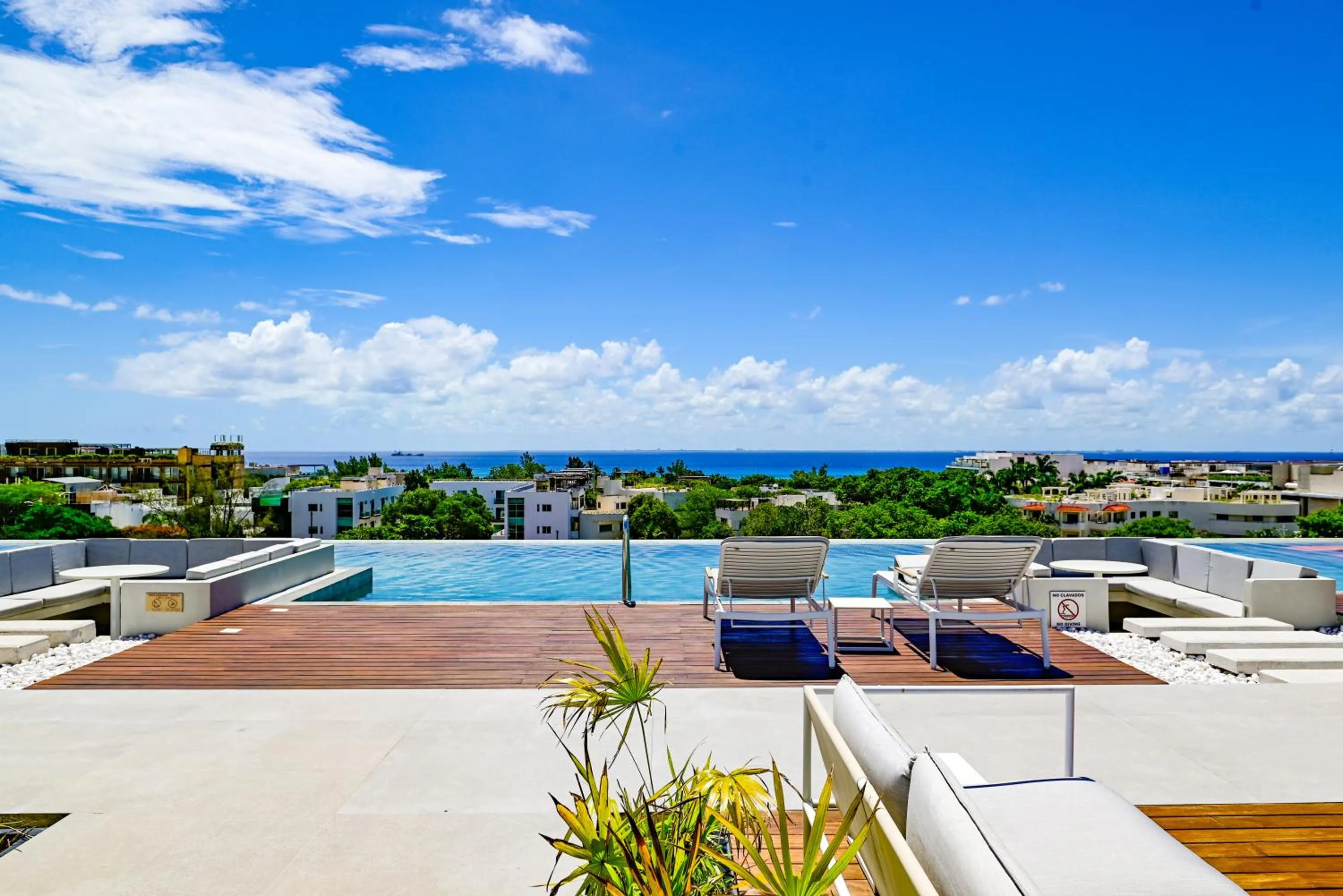 Pool view in Aloft Playa del Carmen