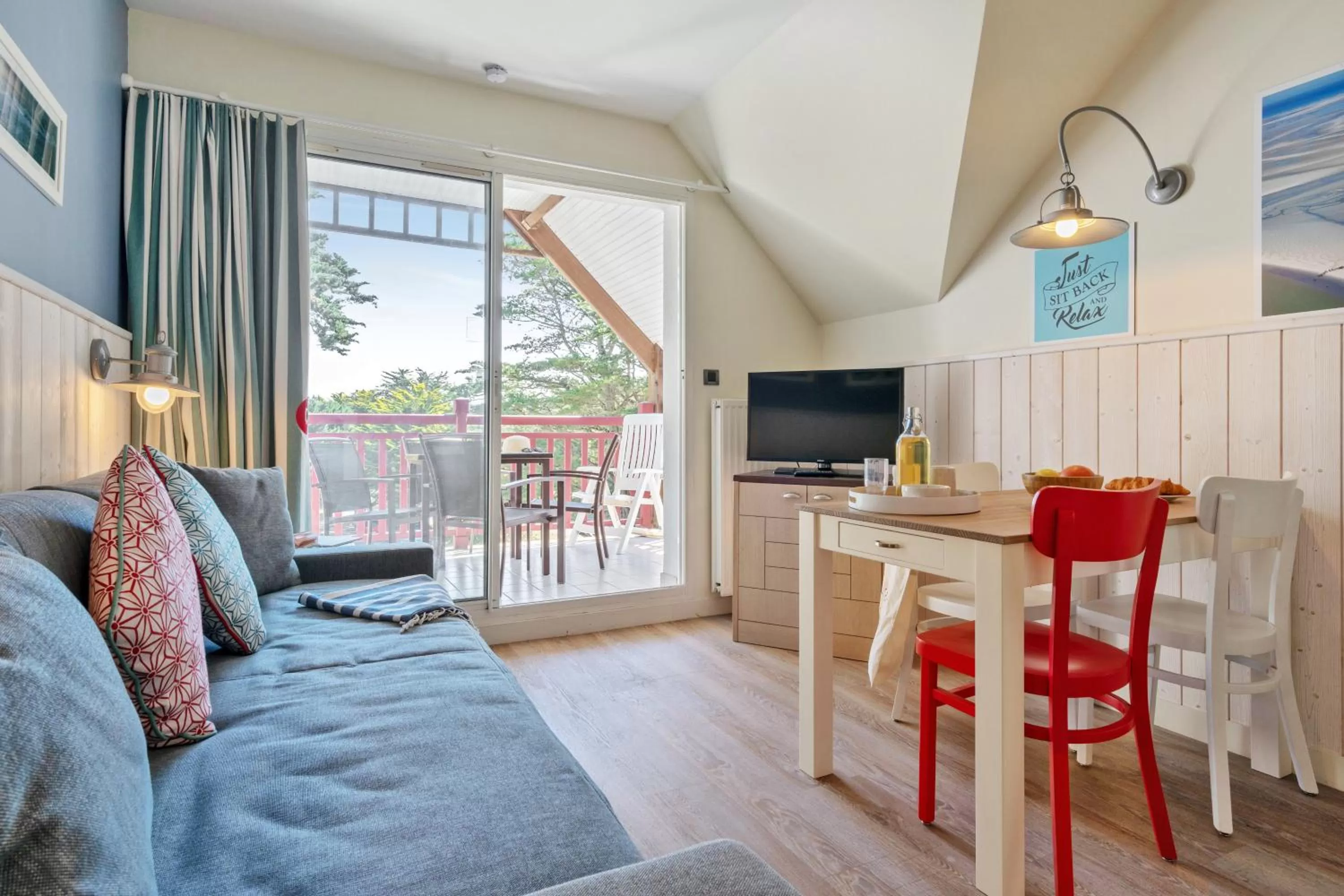 Patio in Résidence Pierre & Vacances Premium Le Domaine de Cramphore