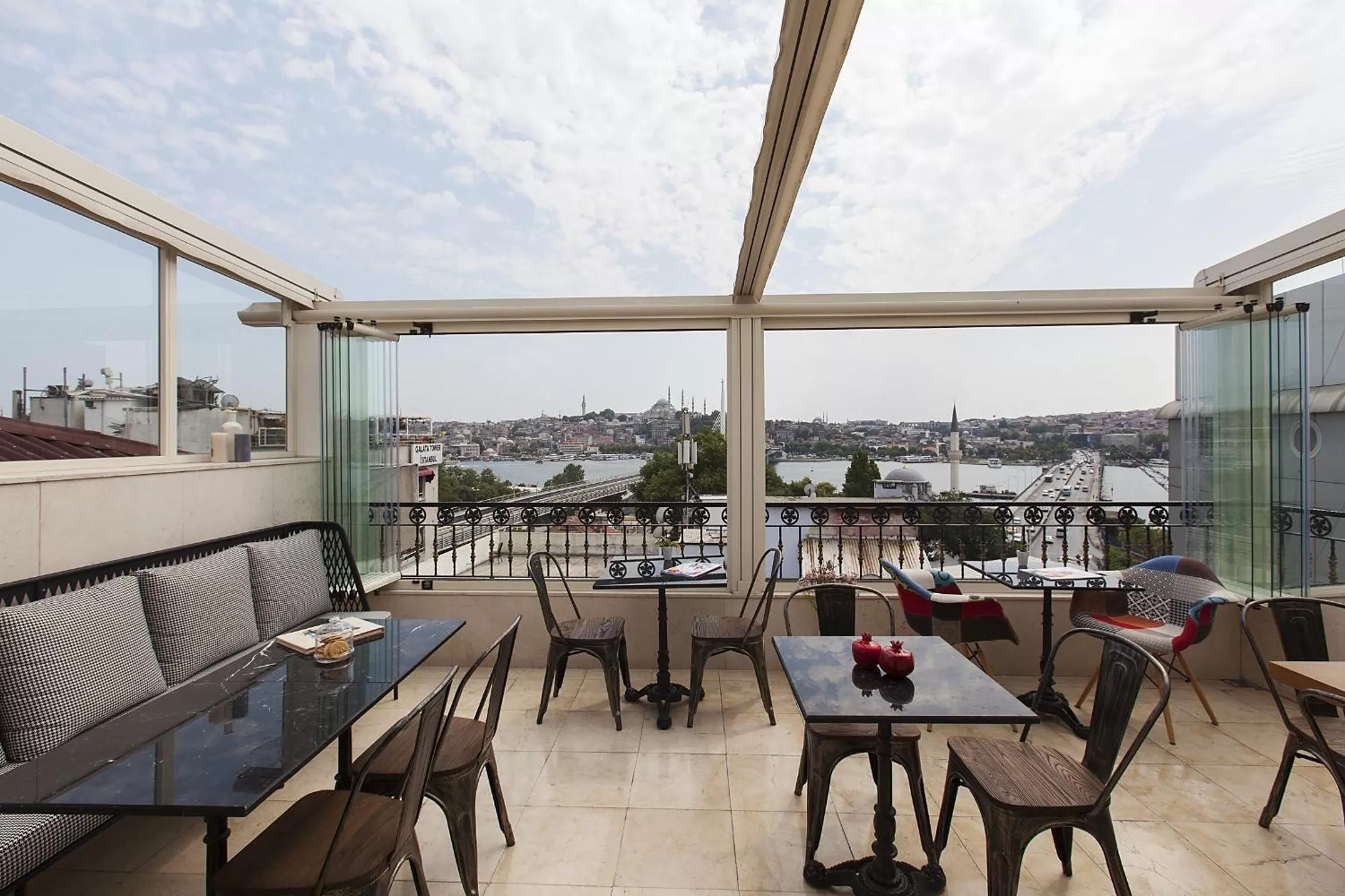 Balcony/Terrace in Perla Galata Hotel