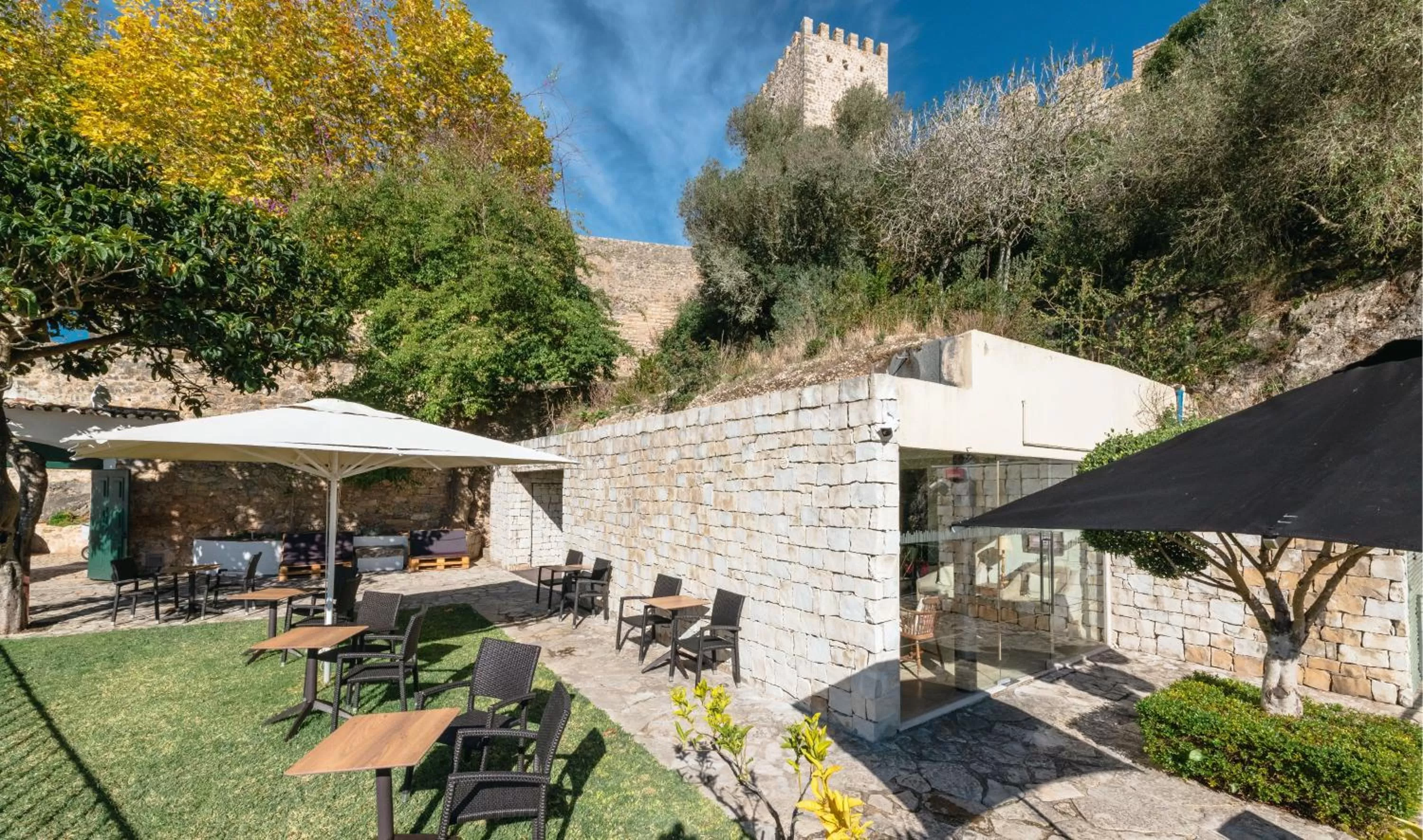 Garden in Pousada Castelo de Obidos