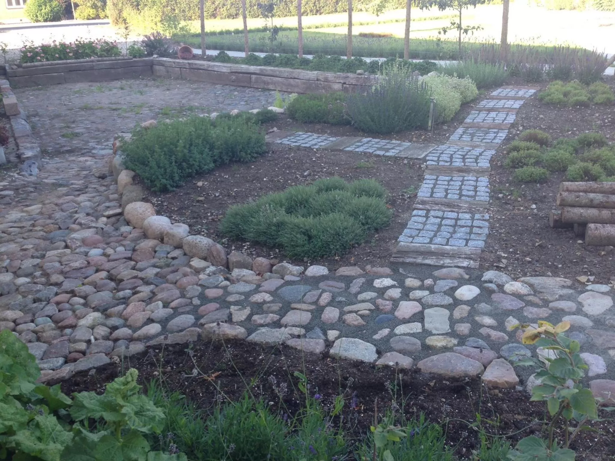 Garden in Birkende Bed and Breakfast