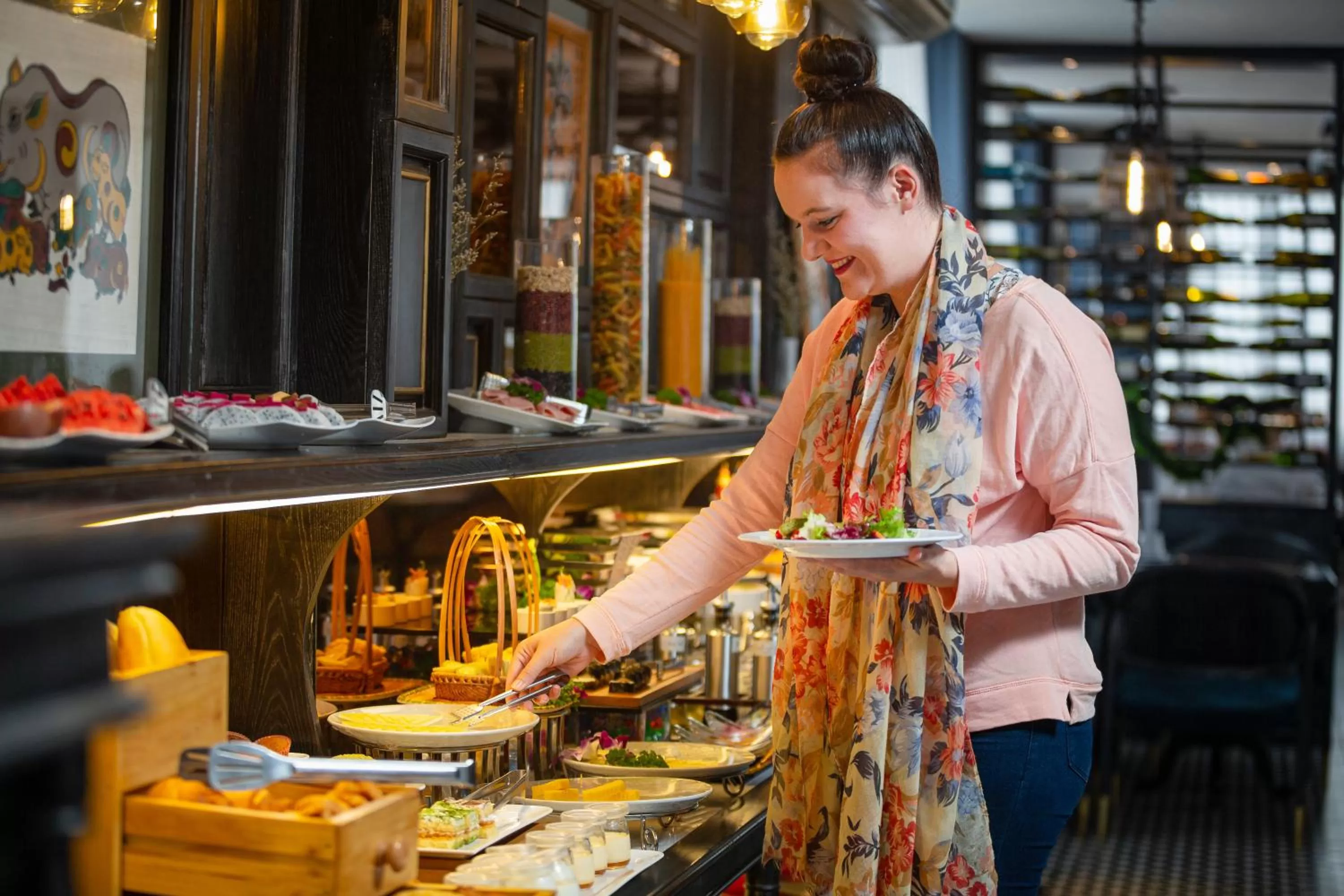 Buffet breakfast in Shining Central Hotel & Spa