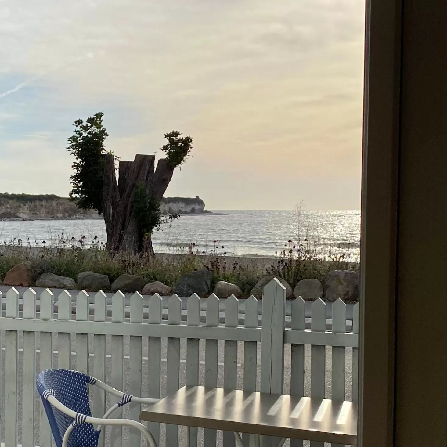 Sea view in Rødvig Kro og Badehotel