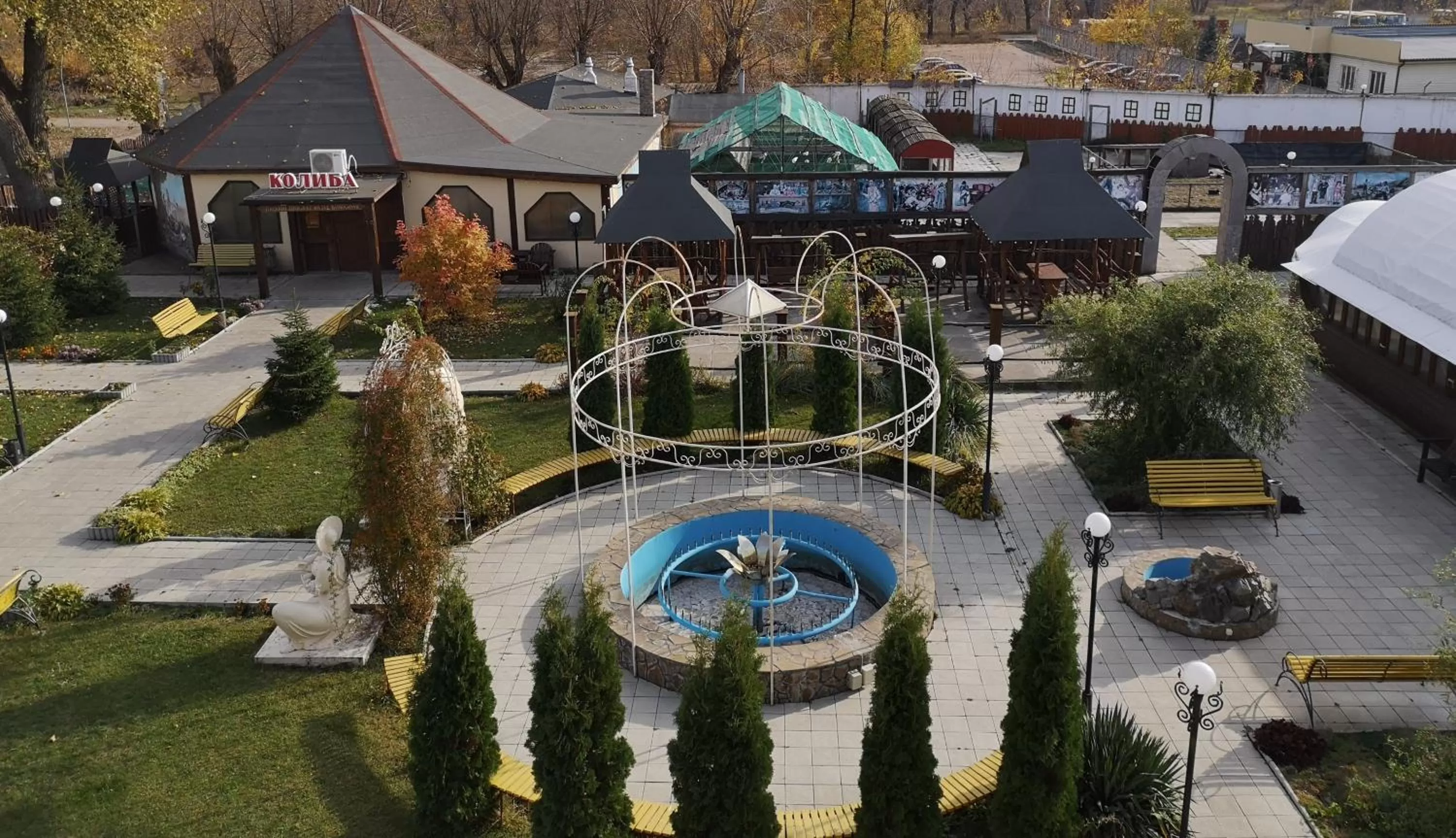 Bird's eye view in Hotel and Entertaiment Complex Vlada