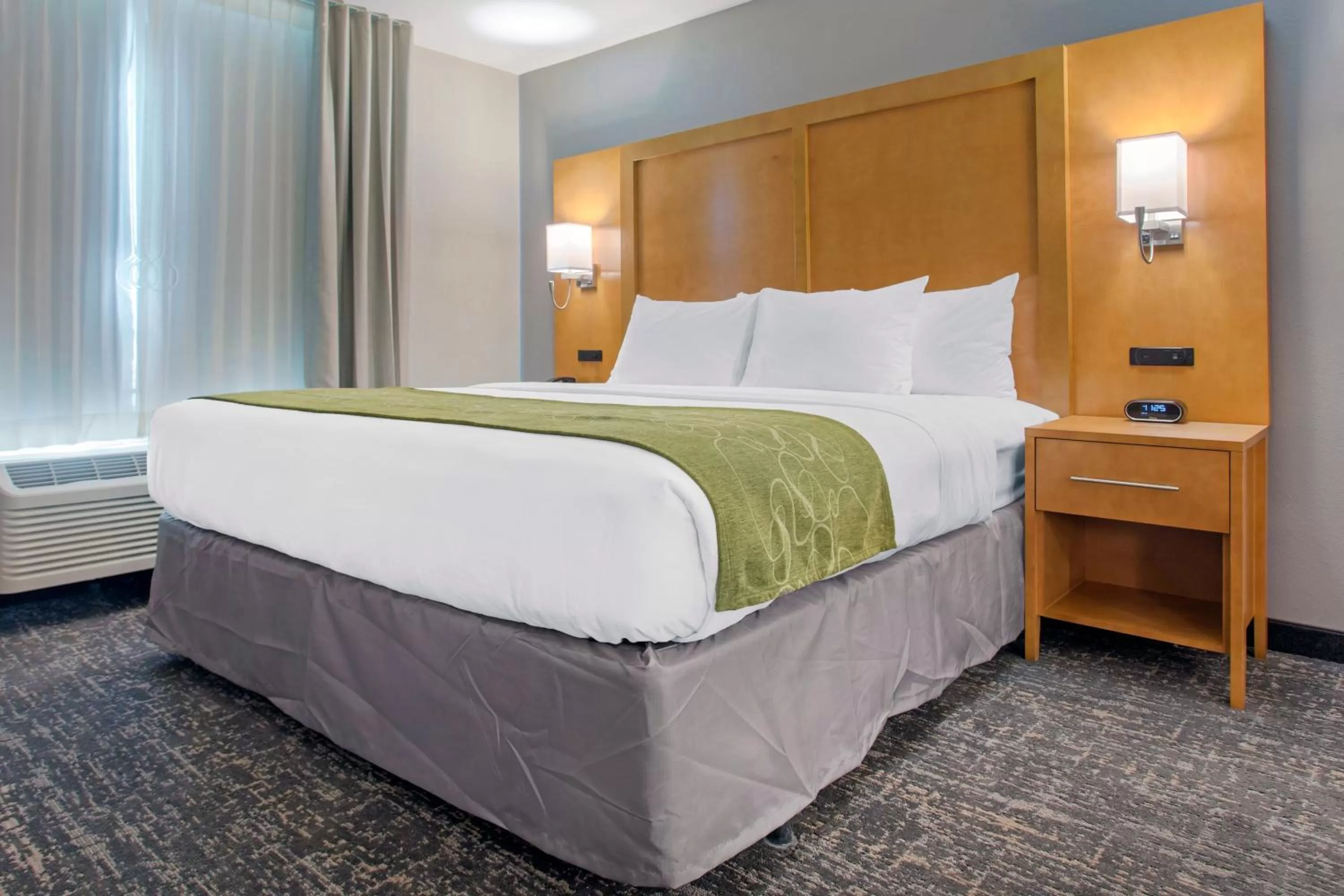 Bed in Comfort Suites North Charleston - Ashley Phosphate