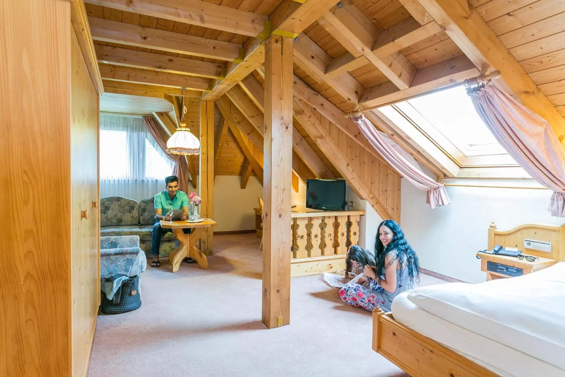 Seating area, Bed in IMbery Hotel & Restaurant Hinterzarten