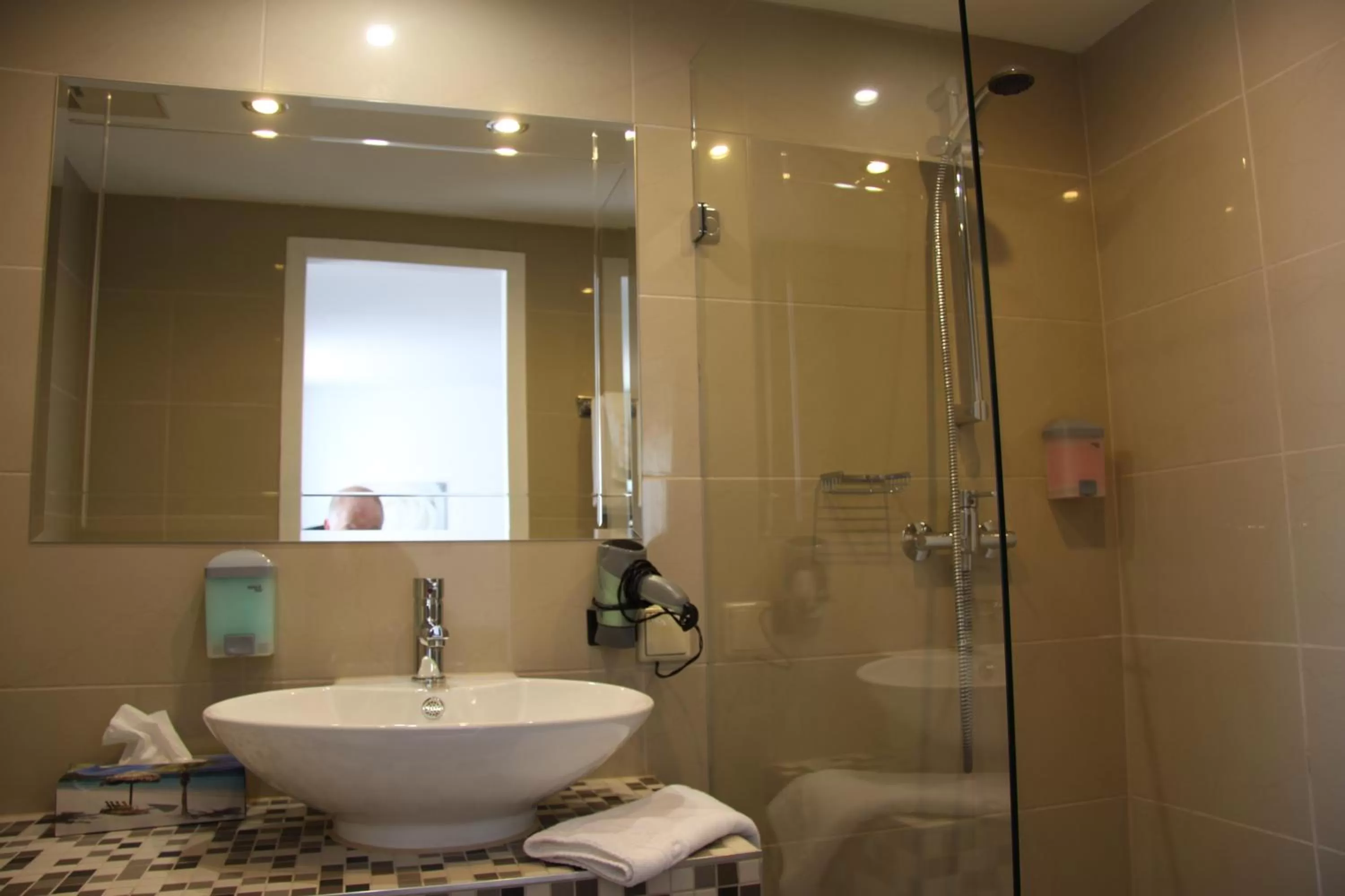 Bathroom in Hotel zur Pfalz