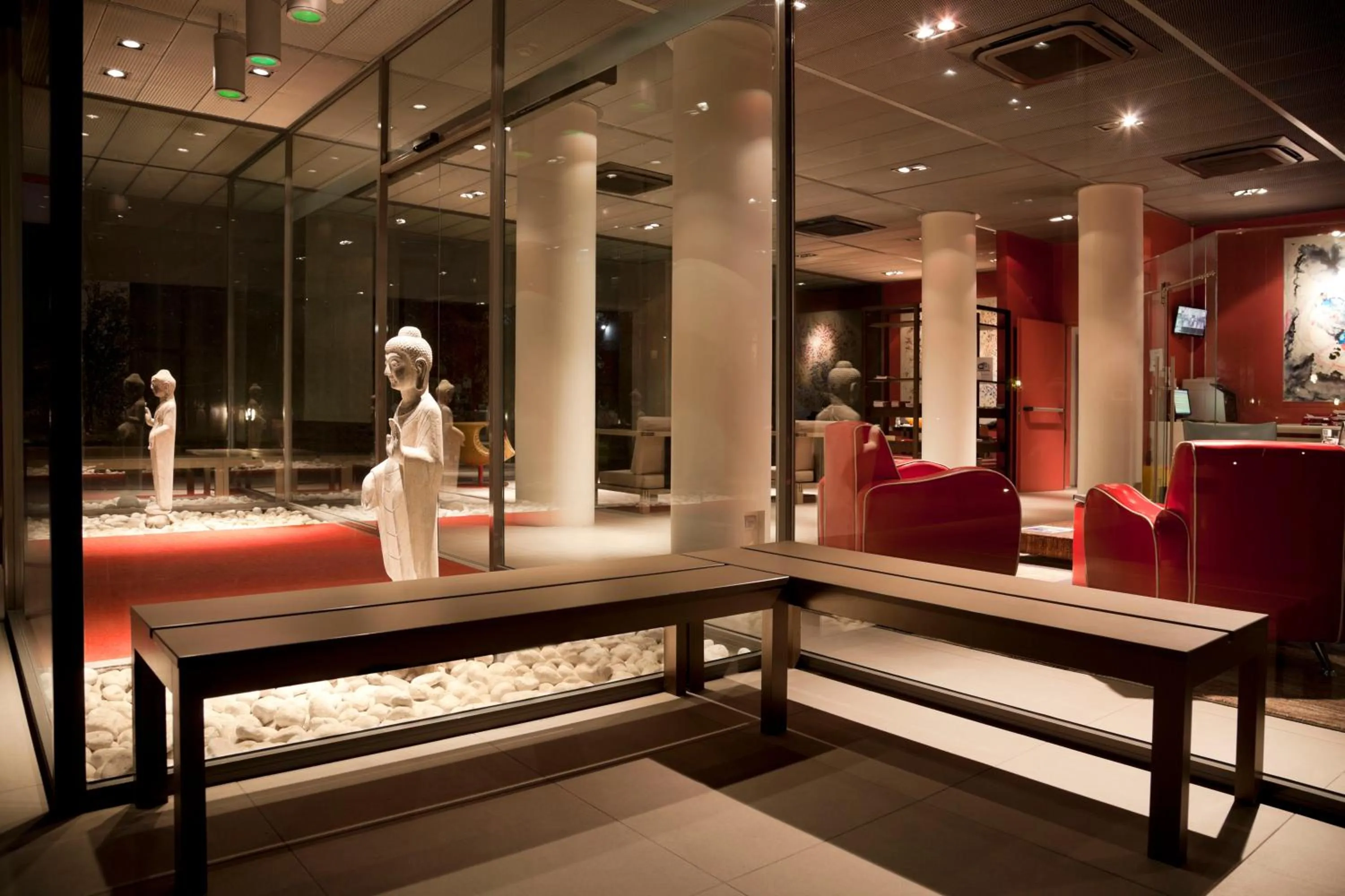 Decorative detail in Zambala Luxury Apartments