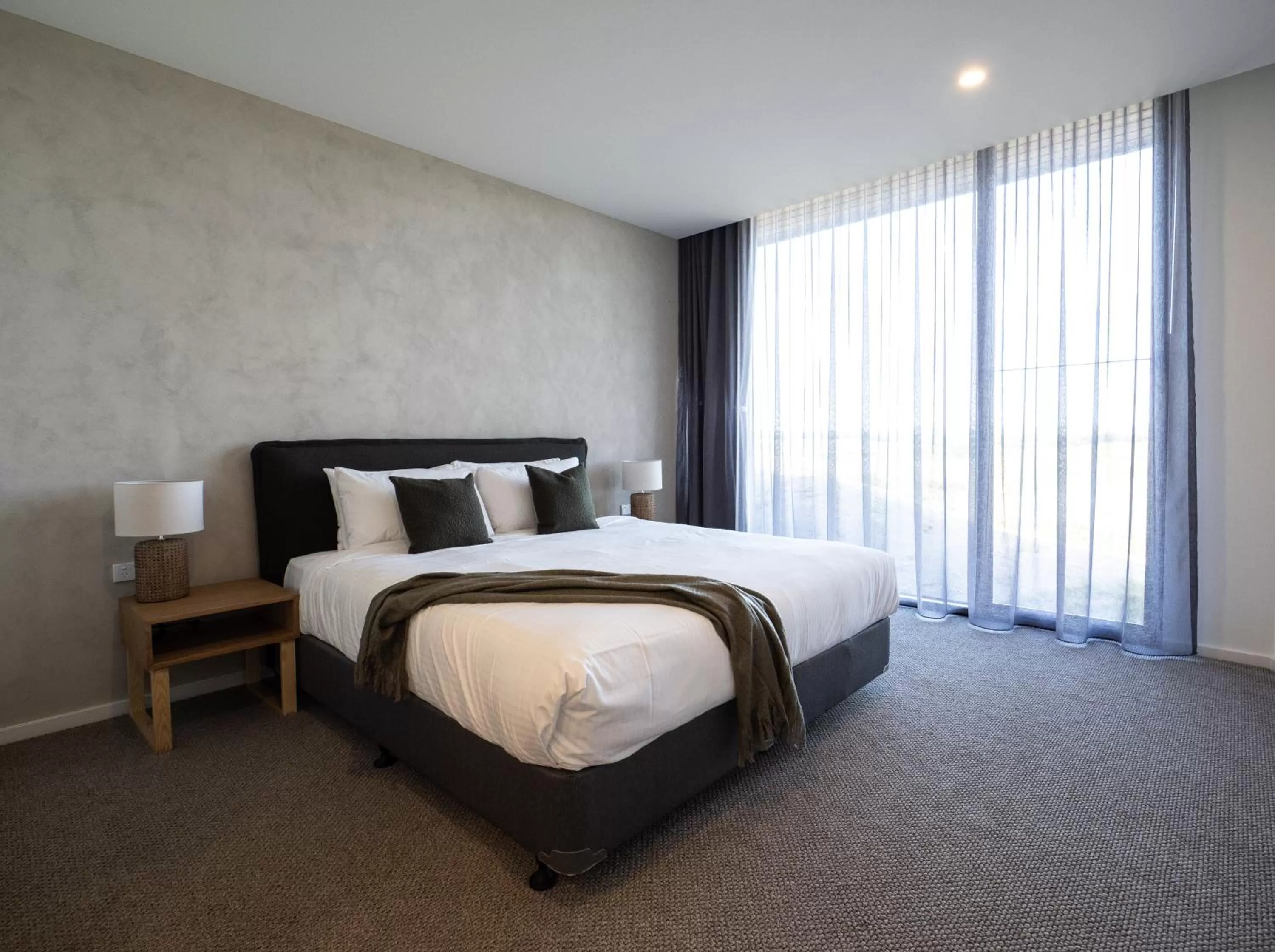 Bed in Links Lodge at The Dunes