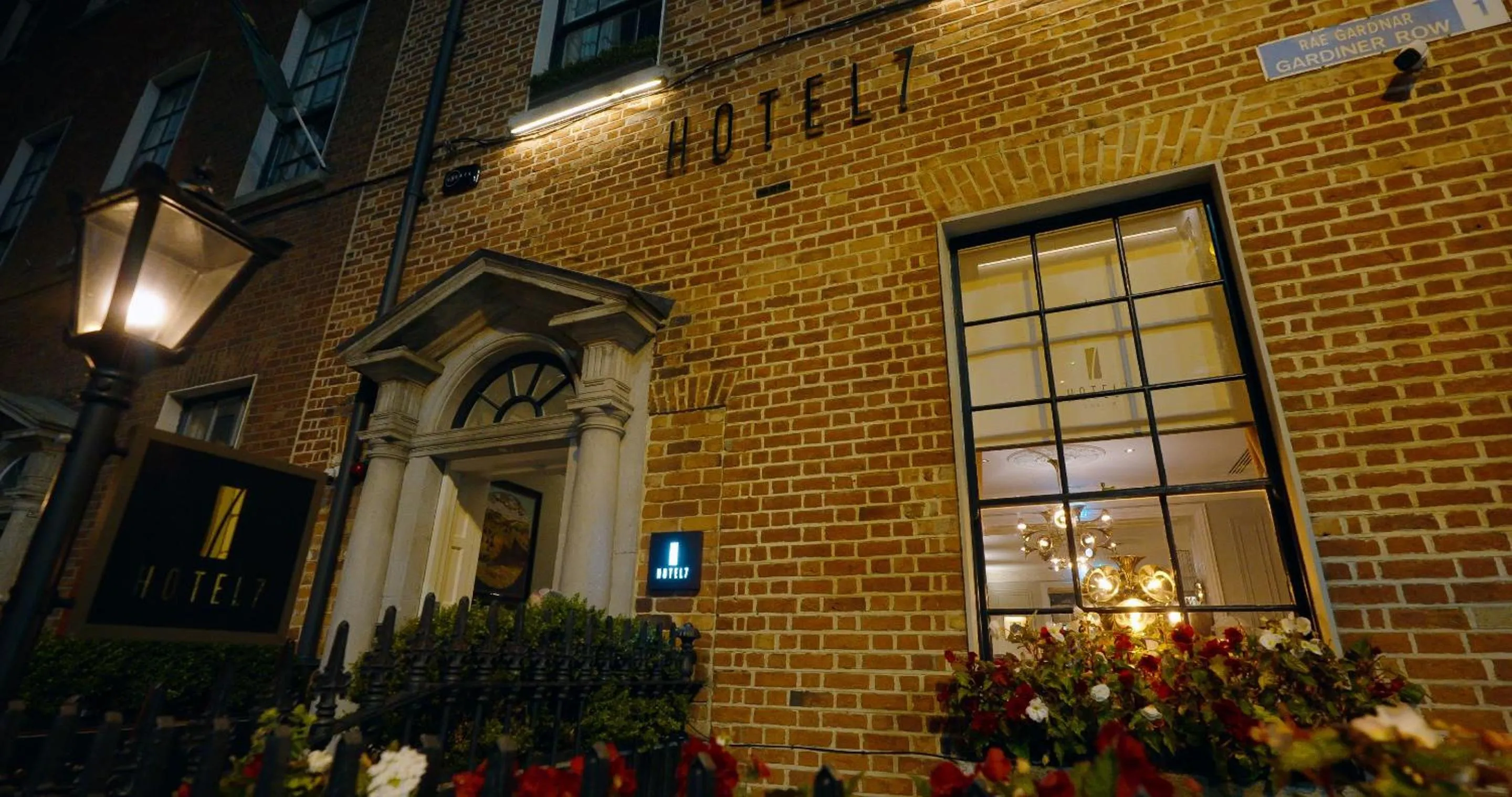 Facade/entrance in Hotel 7, Dublin City Centre