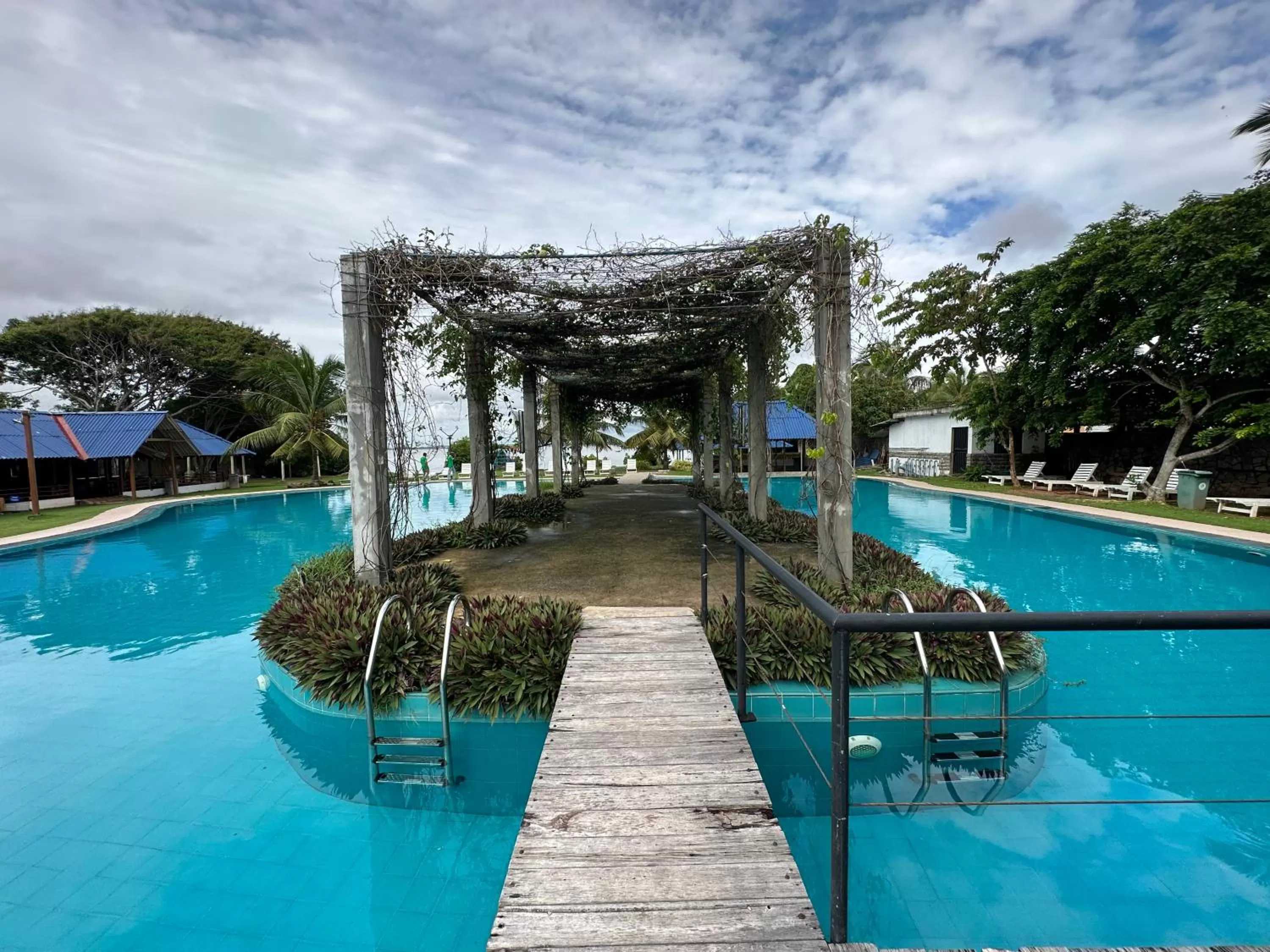 Pool view in Amaluna Resorts