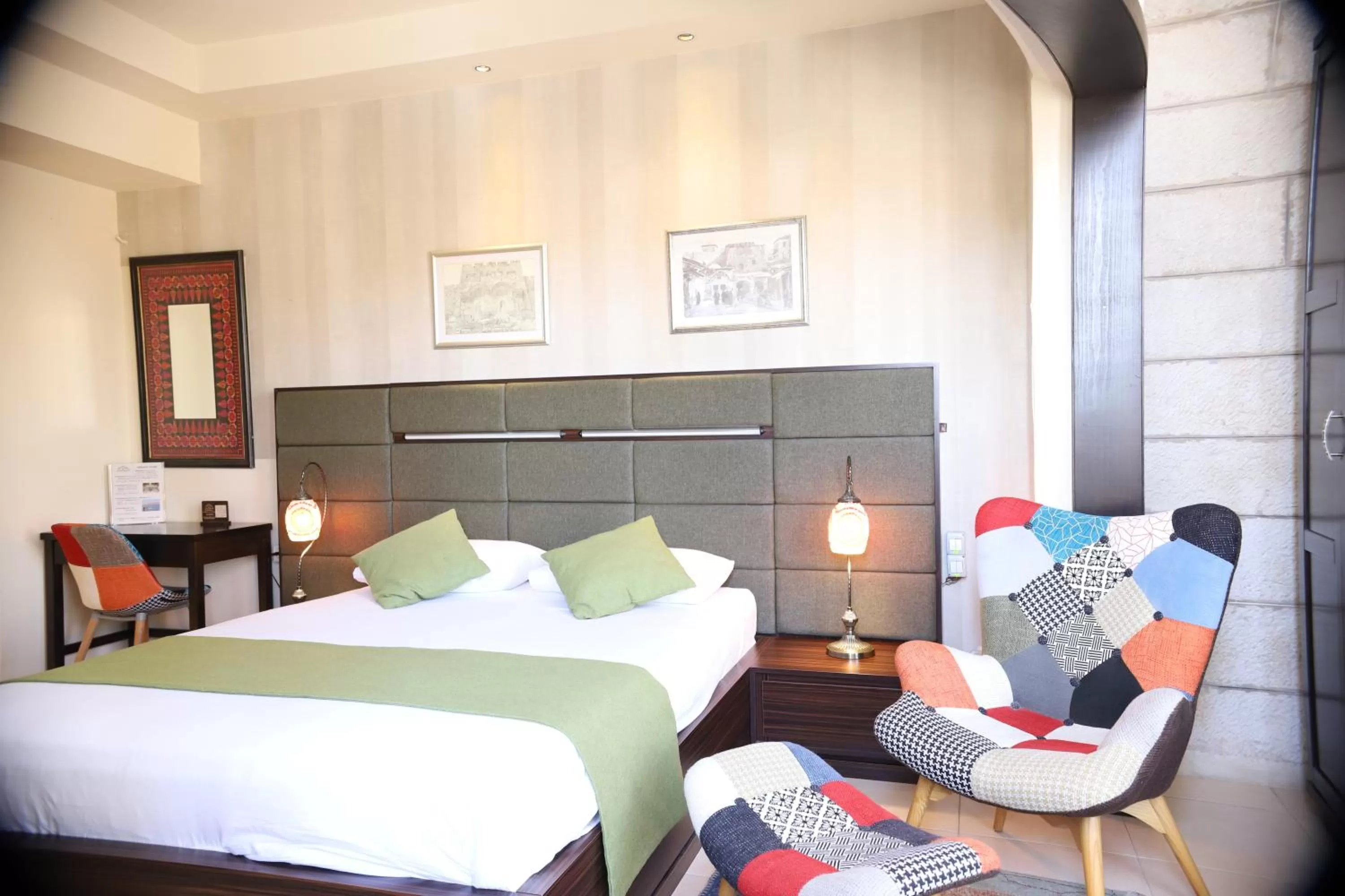 Bed in National Hotel - Jerusalem